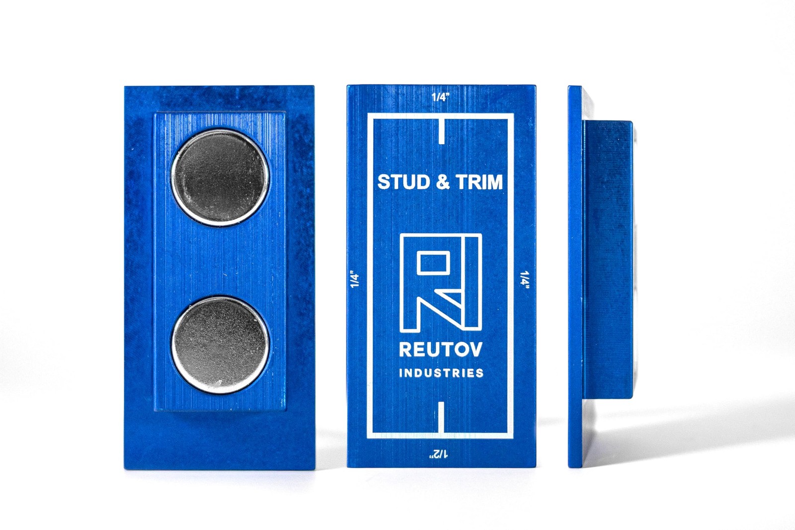 Stud and Trim, stud finder, 1/4" and 1/2" trim reveal gauge, 1/8" door gap re...