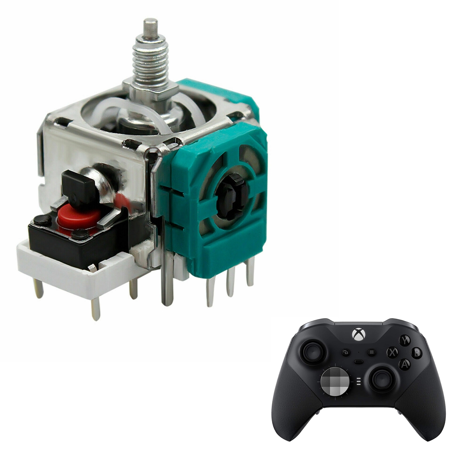 Analog Joystick Module Potentiometer Xbox Elite Series 2 Green 1797