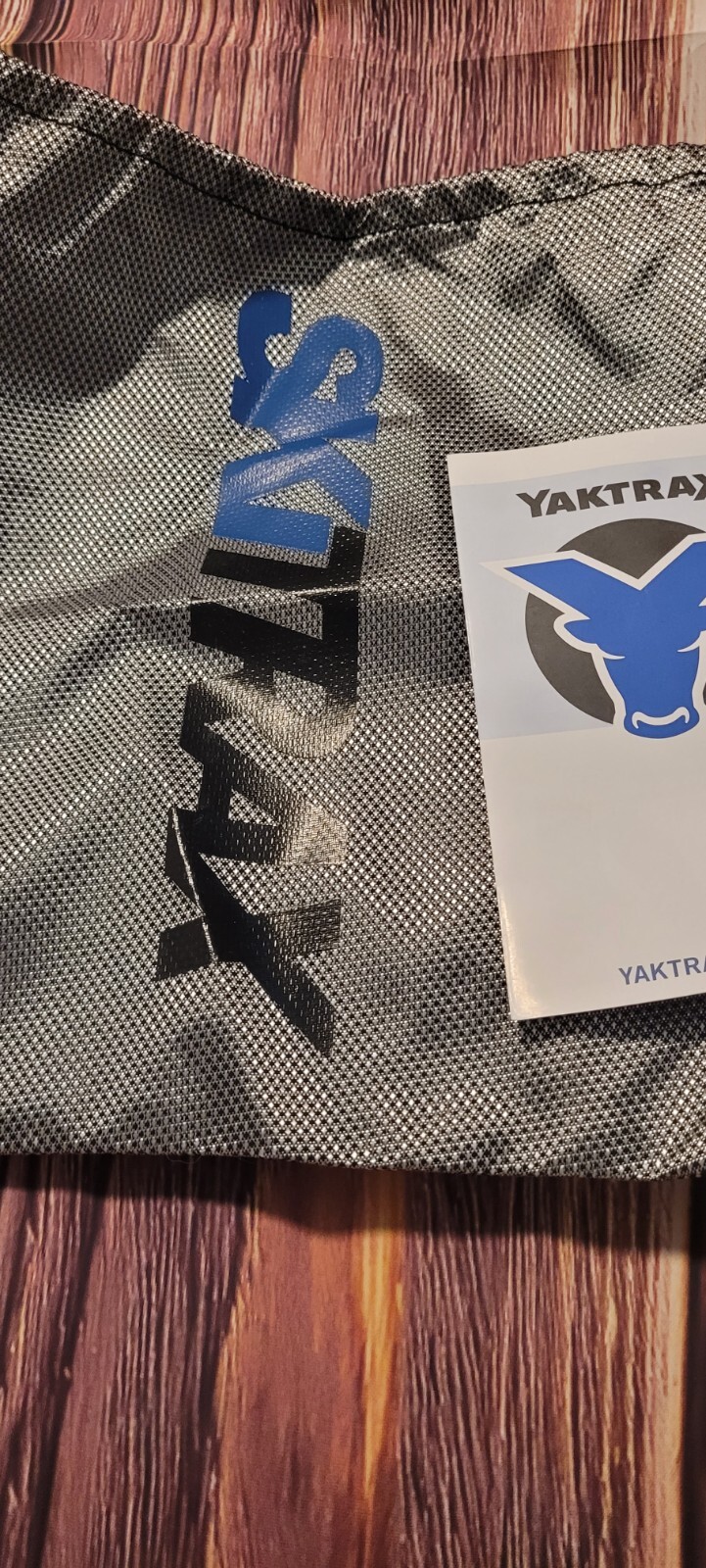 Yaktrax Ski Trak XL LN EUC Enhanced Traction And Boot Protection Rocker Sole Bag