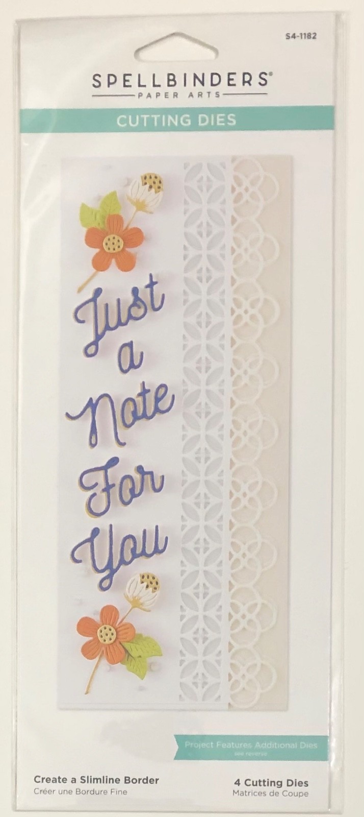NEW Spellbinders CREATE A SLIMLINE BORDER Die Set
