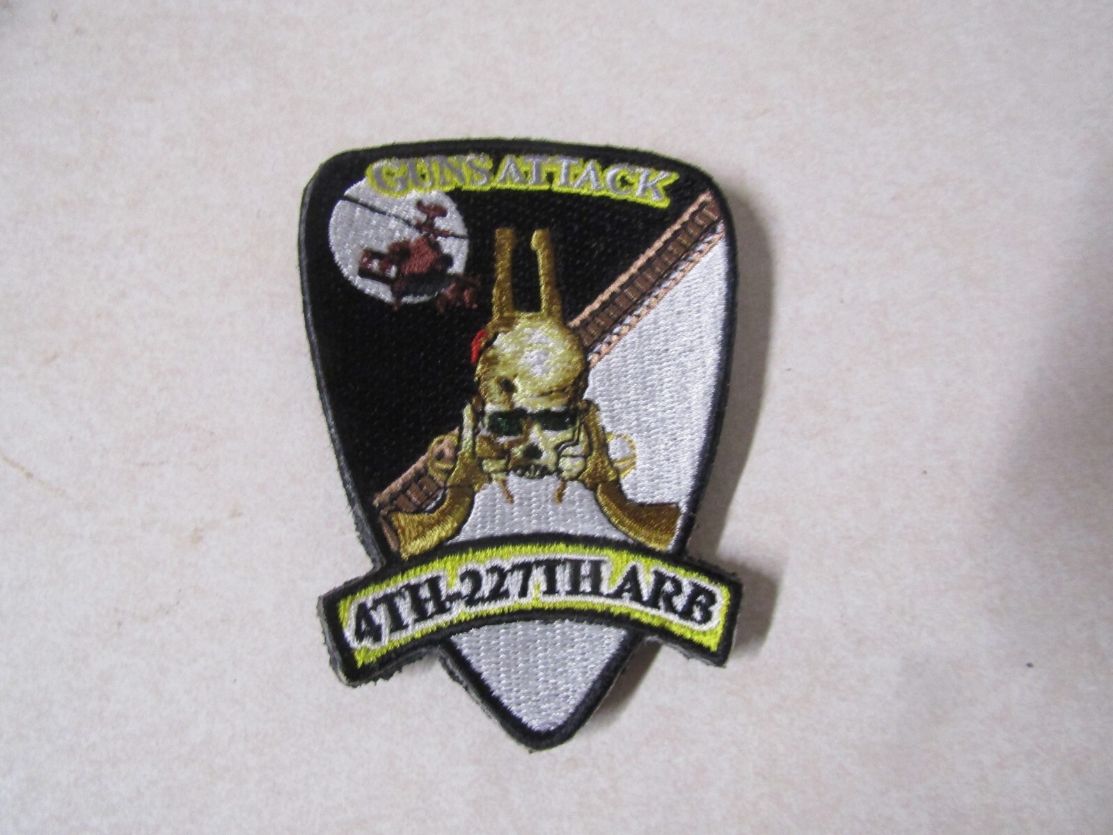 MILITARY PATCH HOOK & LOOP 4TH-227TH ARB GUNS ATTACK HELECOPTER AVIATION