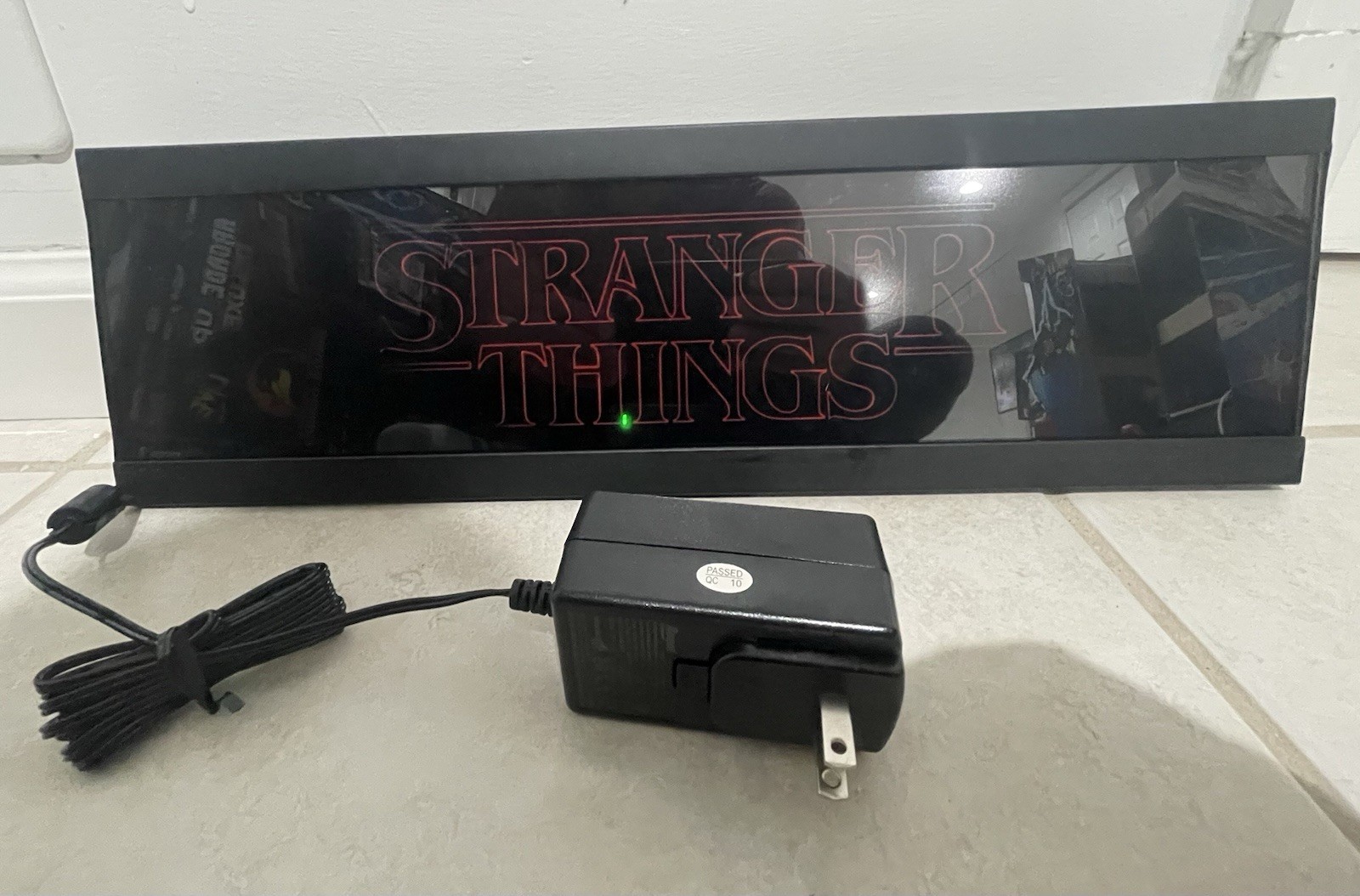 Arcade 1Up Stranger Things Custom Light Up Marquee w/Power Source