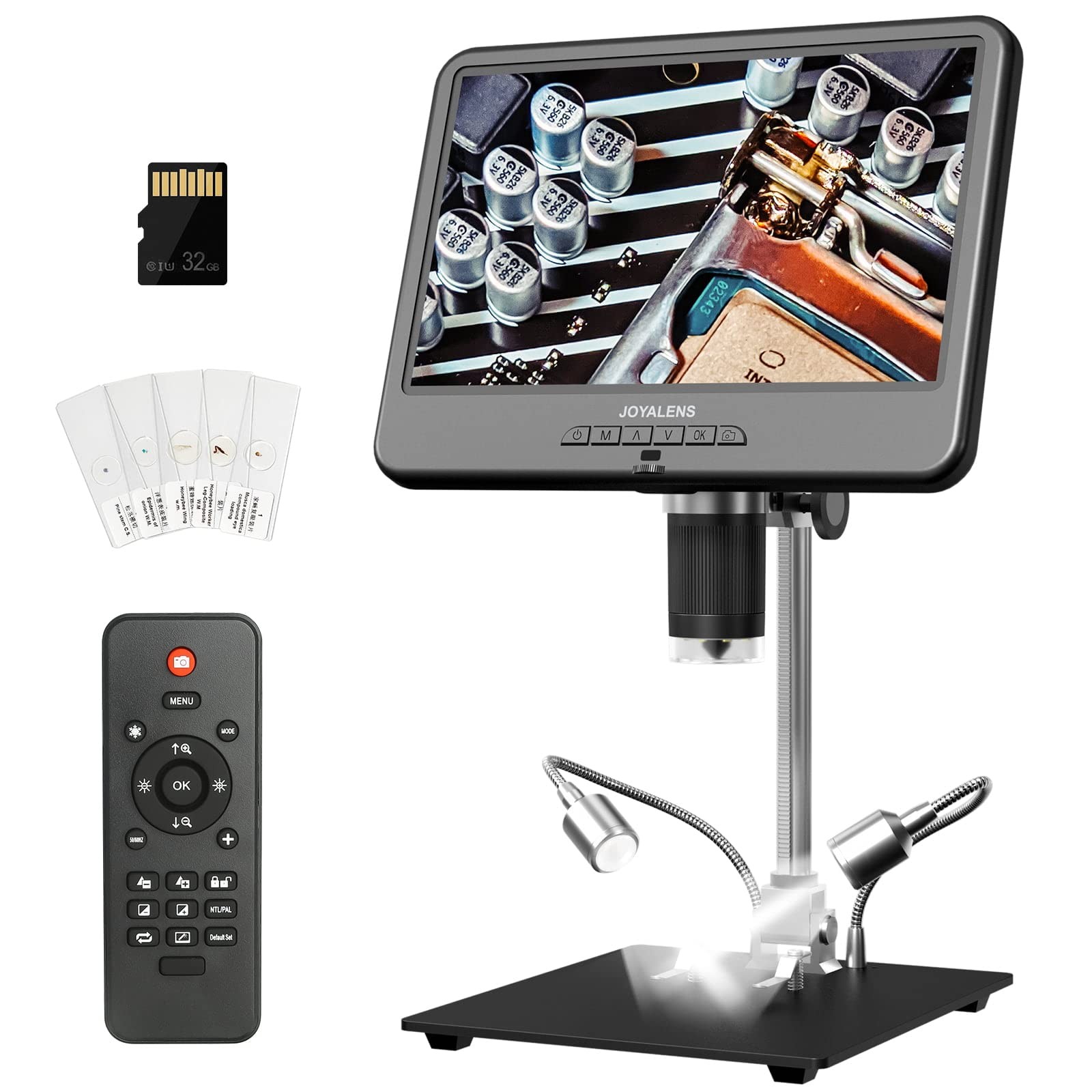 JL210 10.1'' Digital Microscope for Adults, Coin Magnifier Microscopes Full V...