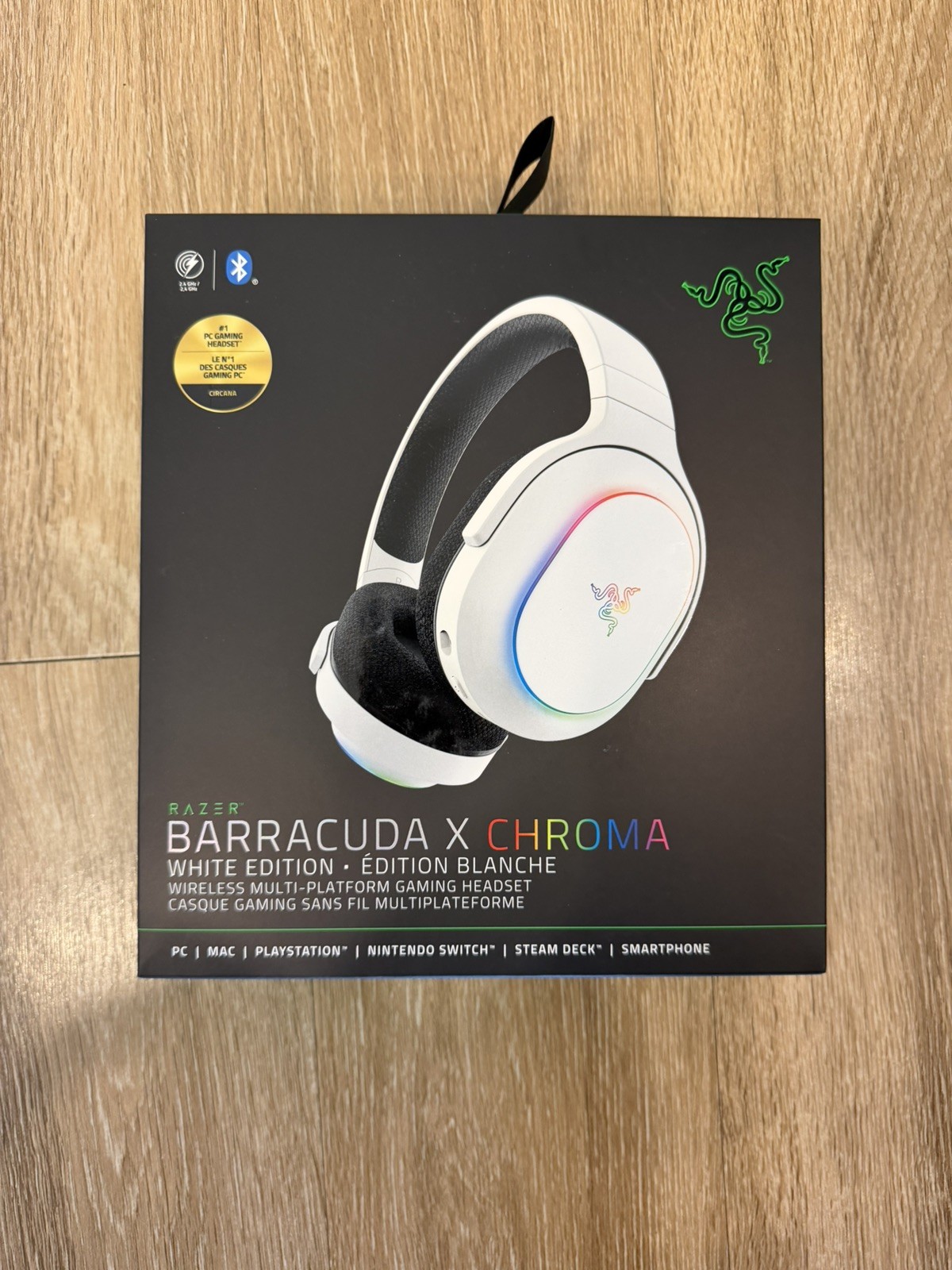 New & Sealed! Razer Barracuda X Chroma White Edition Wireless Gaming Headset NIB