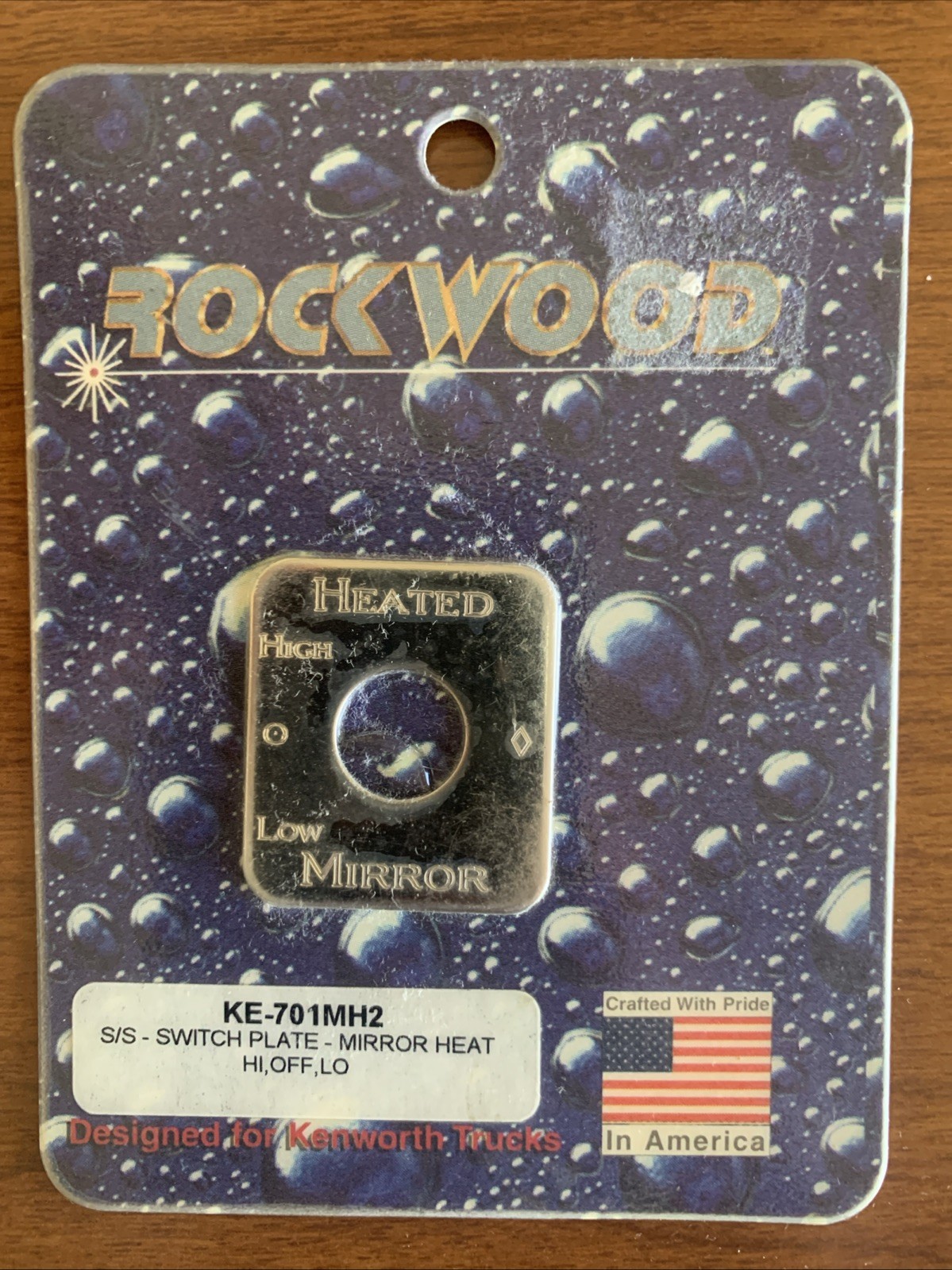 Heated Mirror Switch Plate For Kenworth Truck By Rockwood