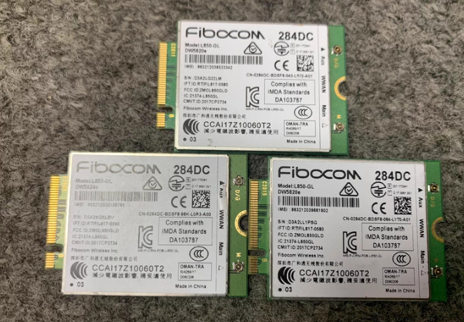 Dell DW5820e Fibocom L850-GL LTE/WCDMA 4G WWAN Card Module