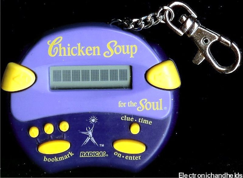 RADICA CHICKEN SOUP FOR THE SOUL WORLD SCRAMBLE ELECTRONIC HANDHELD LCD TOY GAME