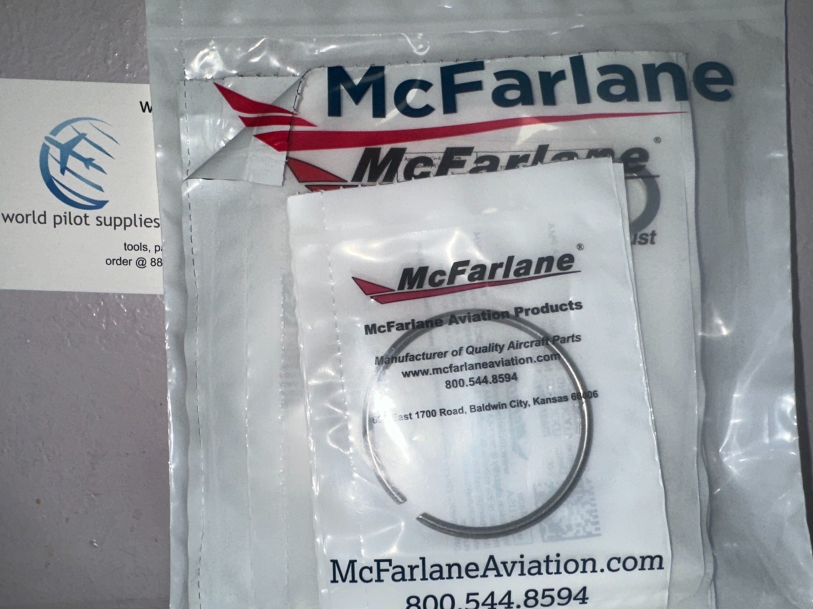 New, Nose Strut Rebuild Kit for many Cessna Models, p/n MCSK172-1F, w/ Certs