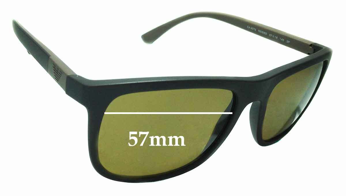 SFx Replacement Sunglass Lenses fits Emporio Armani EA 4079 - 57mm Wide