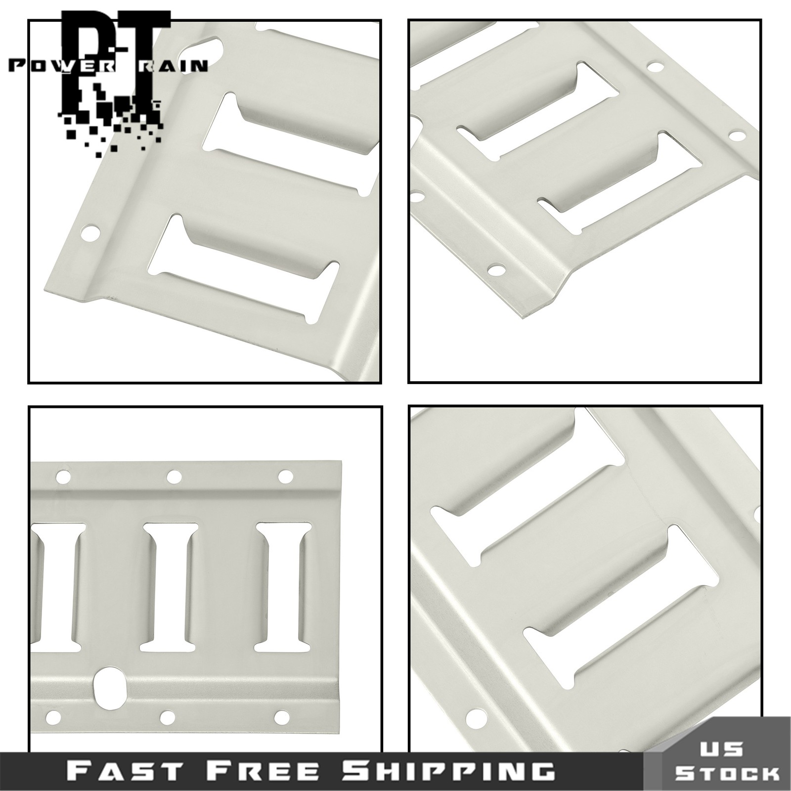 8x 5' Galvanized E-Track for Enclosed Trailers Cargo Trucks Vans Haulers