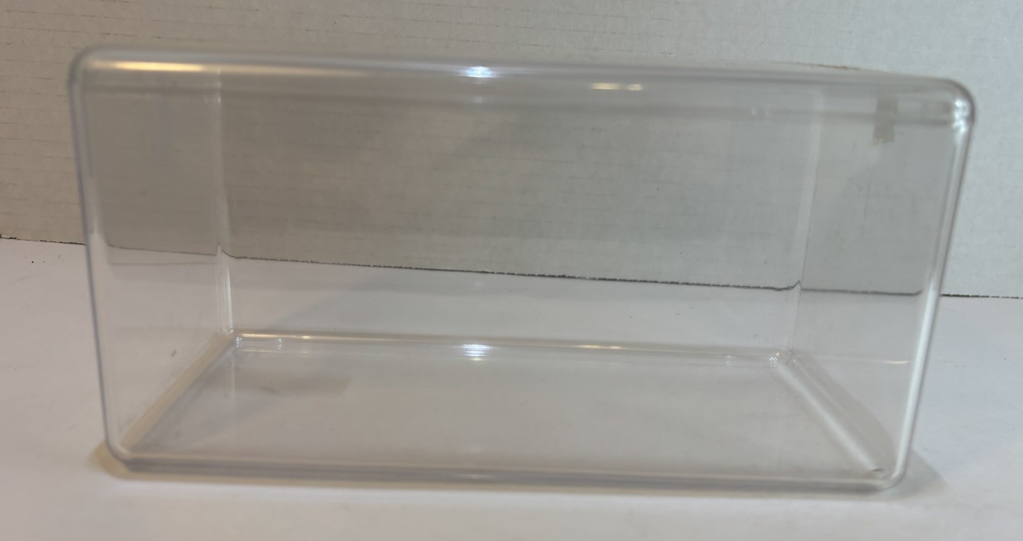 Clear Plastic Toy Beanie Babies Display Case 7.5x4x4