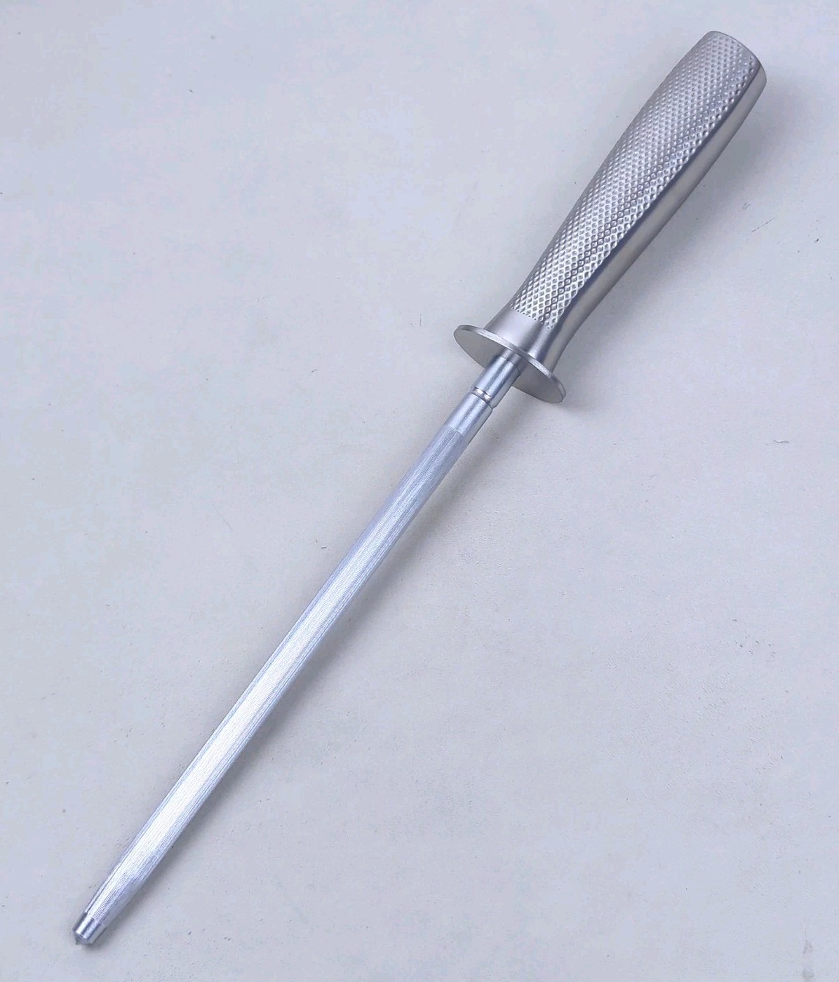 CUISINART 8" Honing Rod / Sharpening Steel, STAINLESS STEEL Shaft & Handle, NEW
