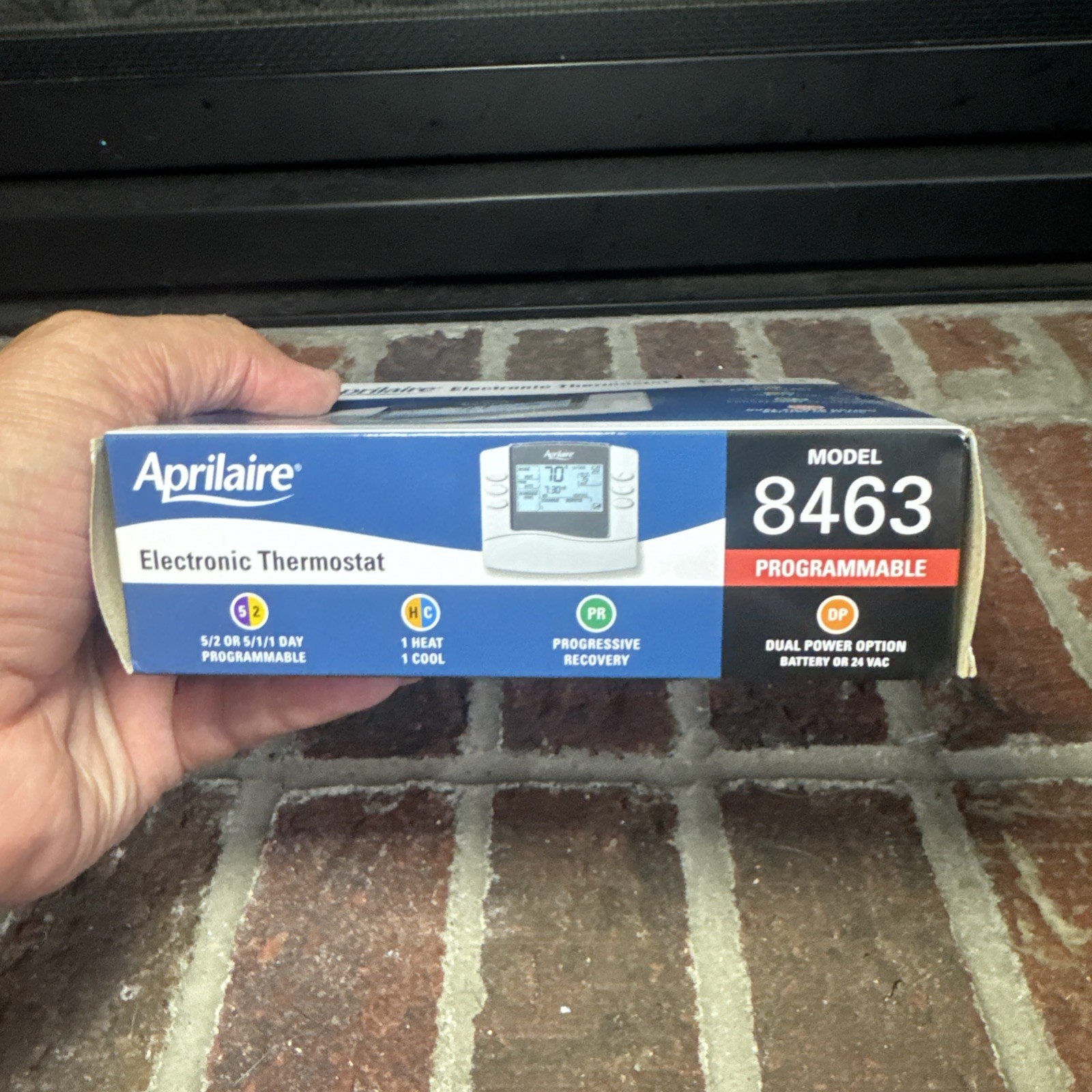 Aprilaire 8463 Programmable Electronic Thermostat 8400 Series New