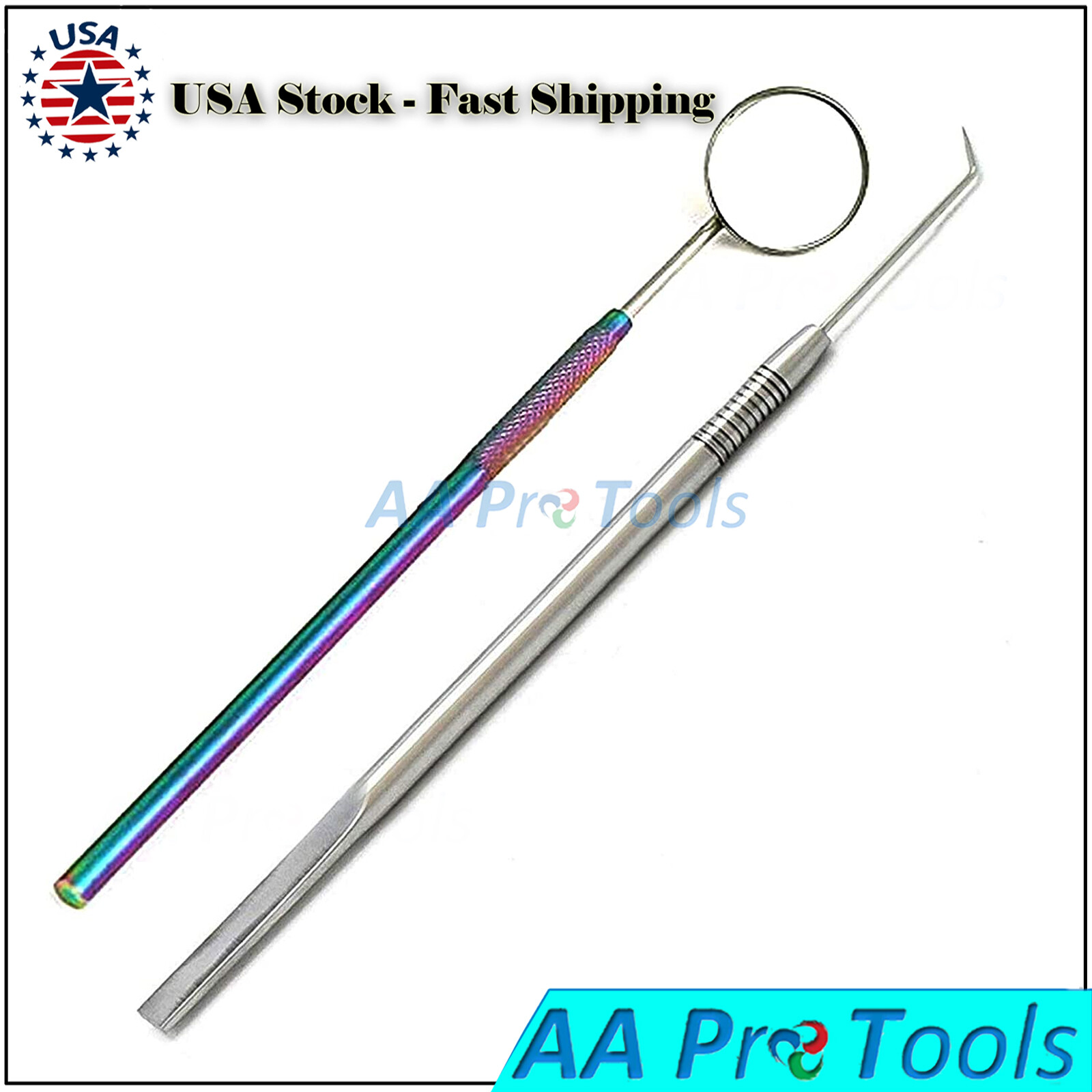 2 Pcs Eyelash Volume Eye Lash Lashes Lifting Lifter & Metal Makeup Mirror Multi