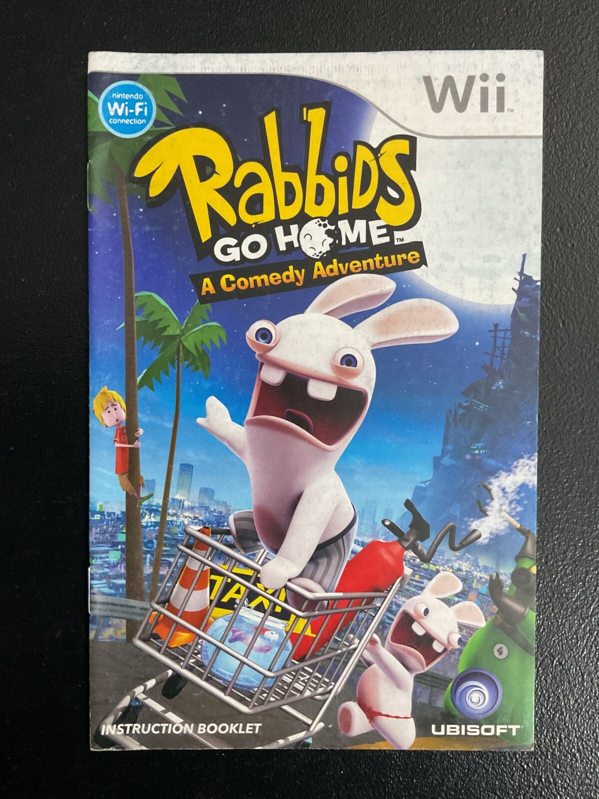Rabbids Go Home A Comedy Adventure Nintendo Wii Instruction Manual Only