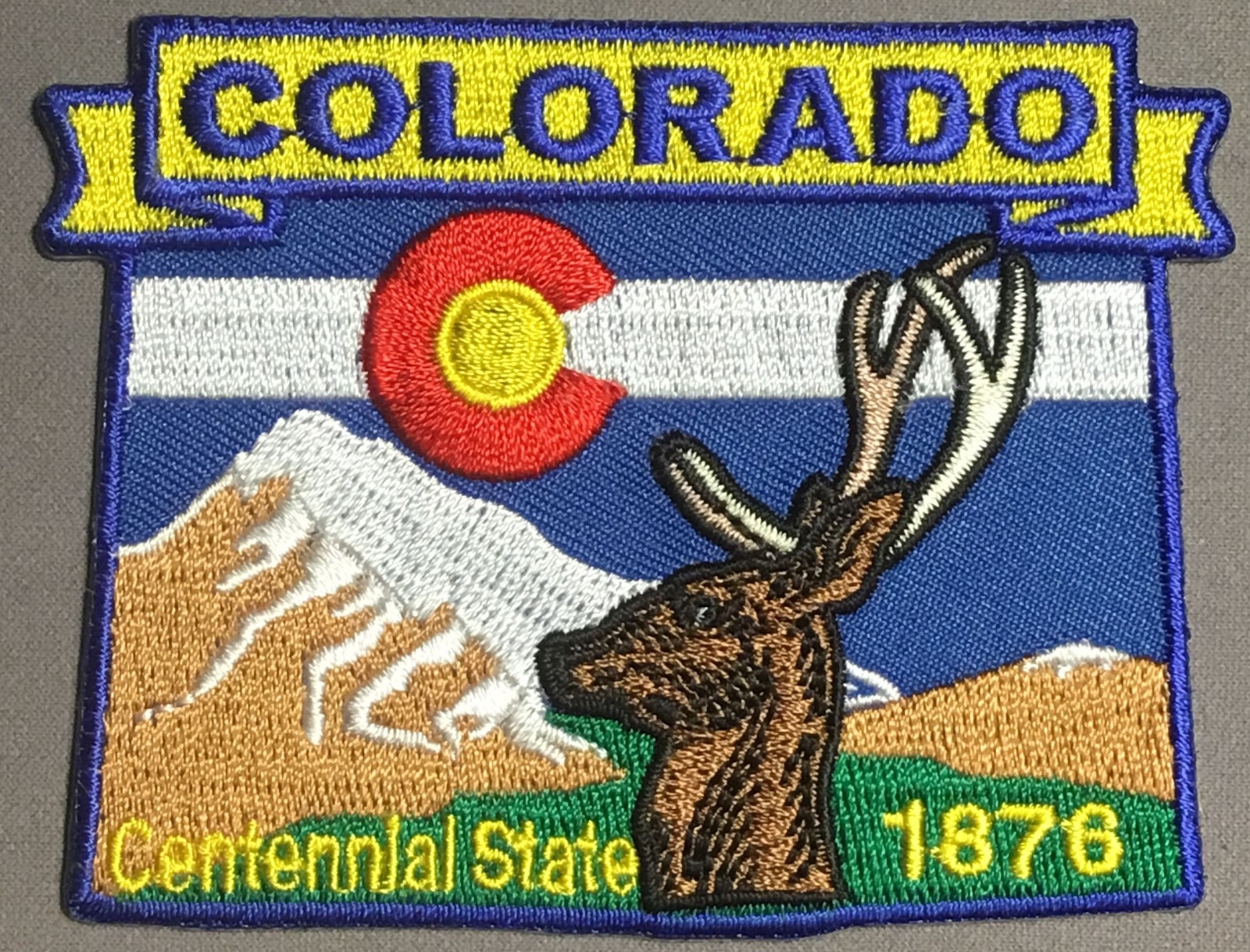 State Map - Colorado   the Centennial State patch