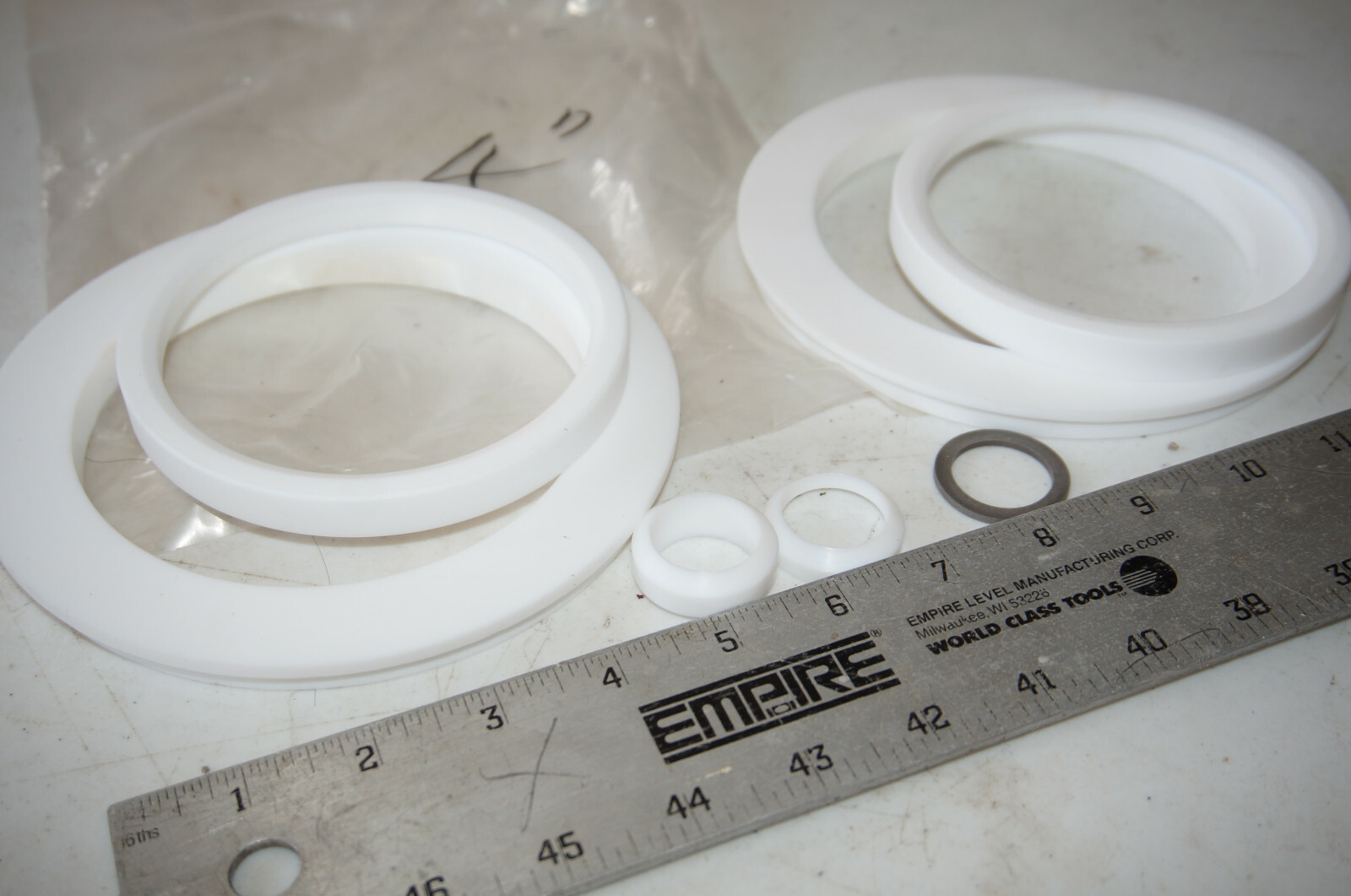 PTFE Seals SETS for MONOPOK POK Stainless Ball Valves (1.5"  2" 2.5"  3" 4")