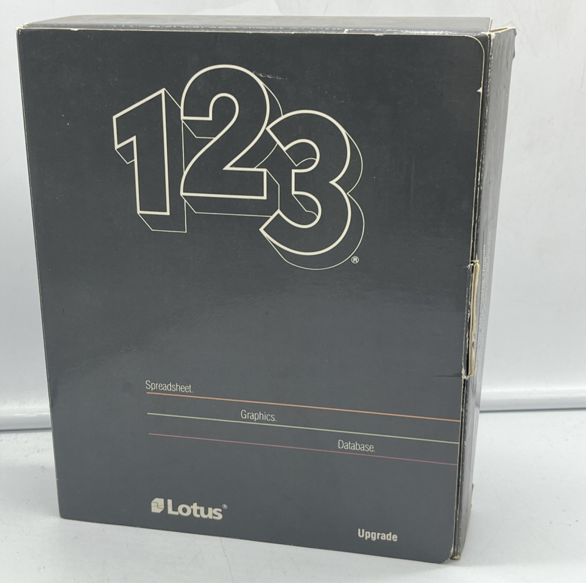 Vintage Lotus Upgrade 1-2-3 Release 2.01 1987 Floppy Disk Software Spreadsheet