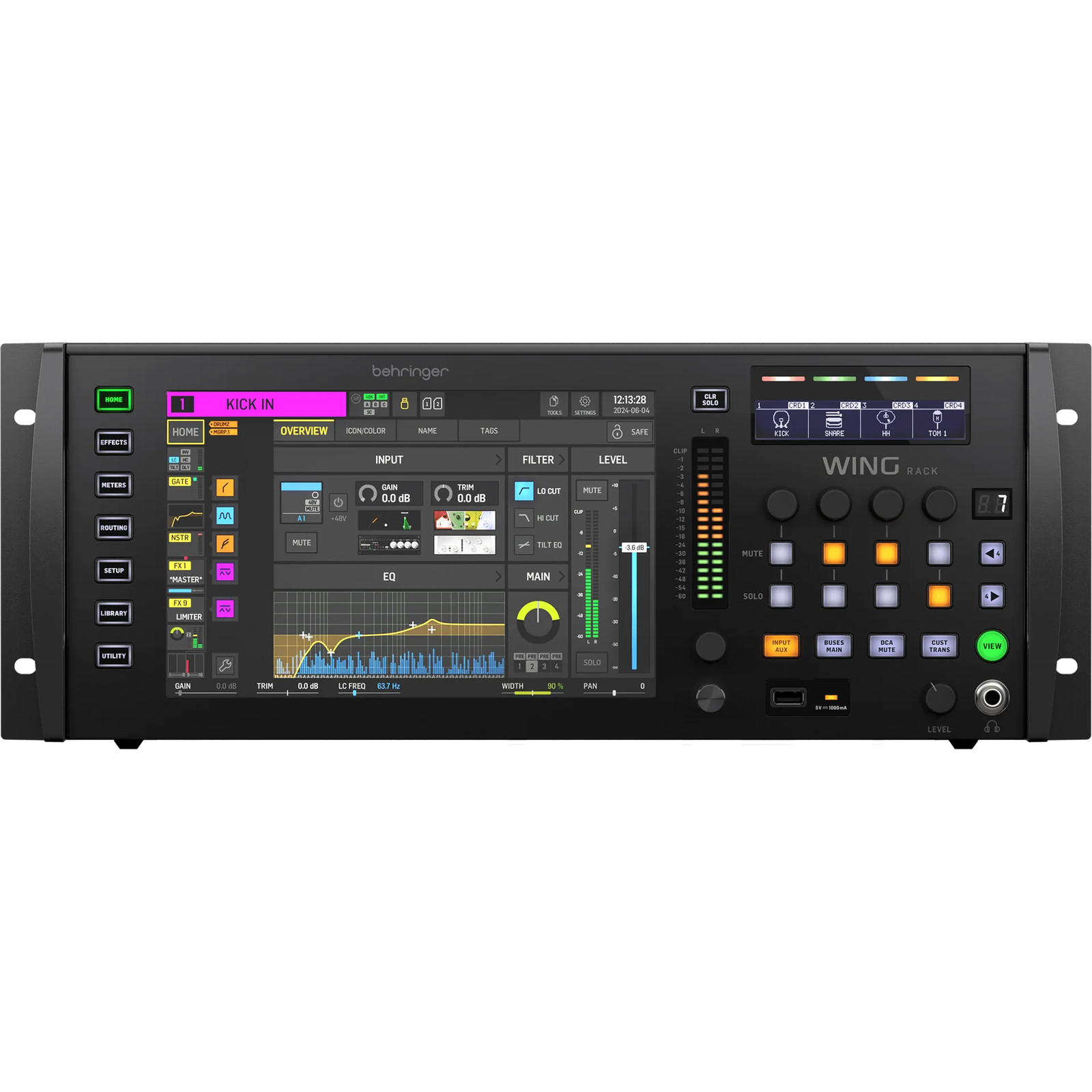 Behringer Wing Rack 48-Channel 28 Bus Full Stereo Digital Mixing Engine