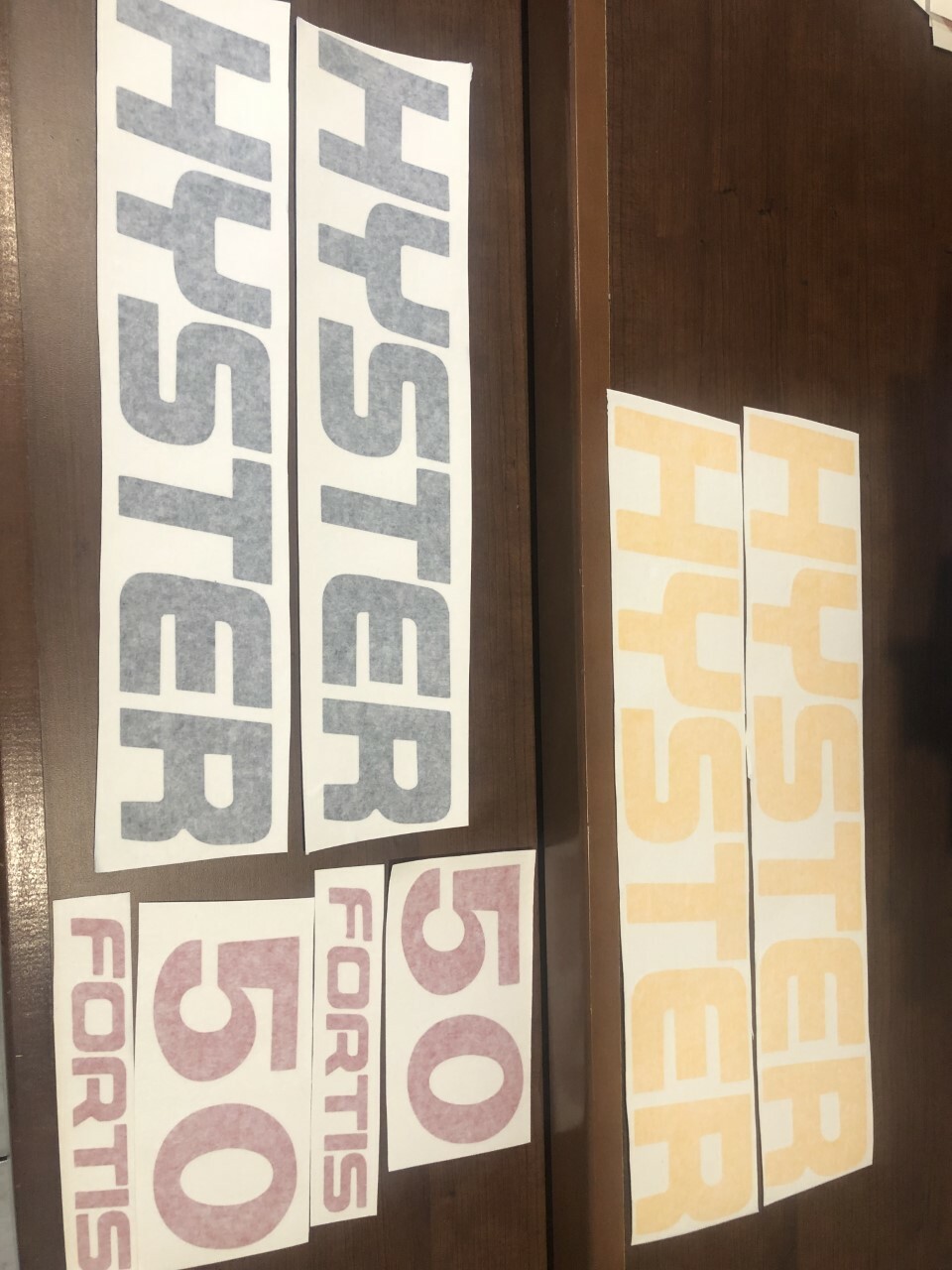 Hyster Forklift decal set  Fortis 50 Hyster Forklift  without safety kit