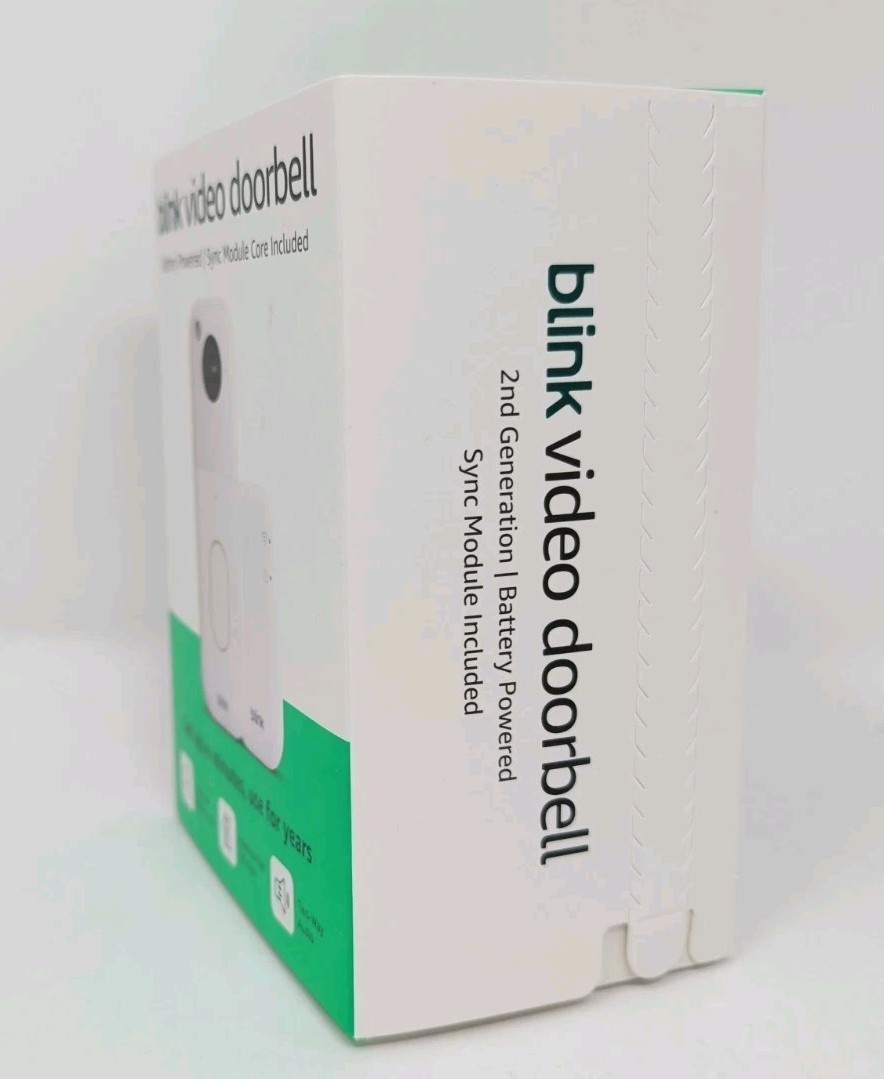 NEW Blink Video Doorbell System Head-to-Toe Module Core White 2ND GEN BATTERY