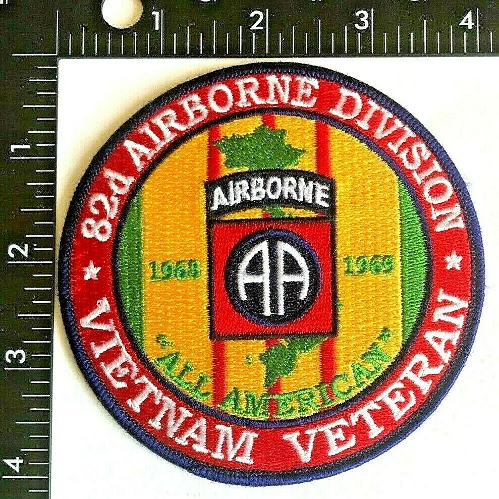 US ARMY 82d AIRBORNE DIVISION VIETNAM COMMEMORATIVE PATCH 82nd AB