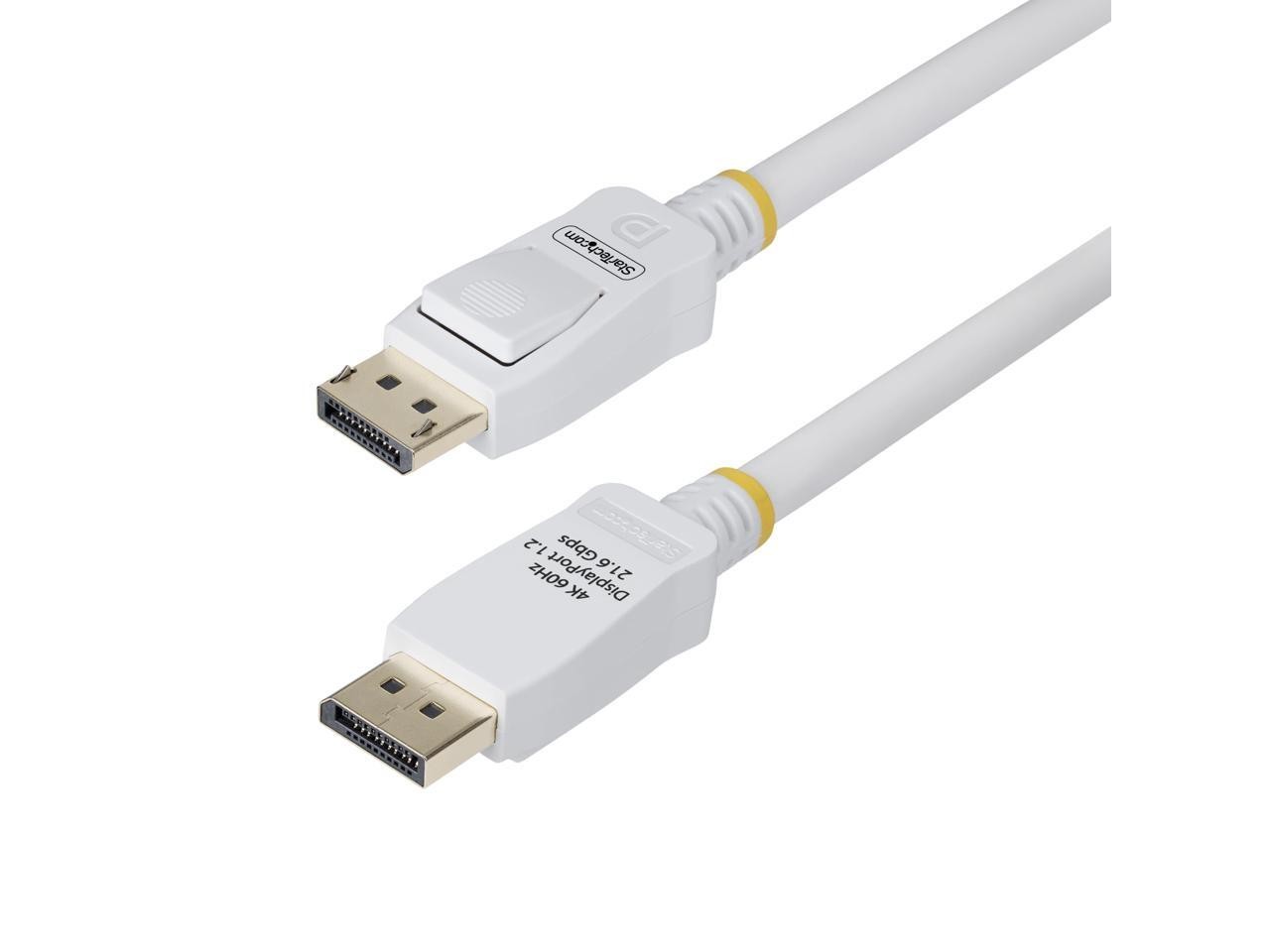 StarTech 6ft DisplayPort Cable White