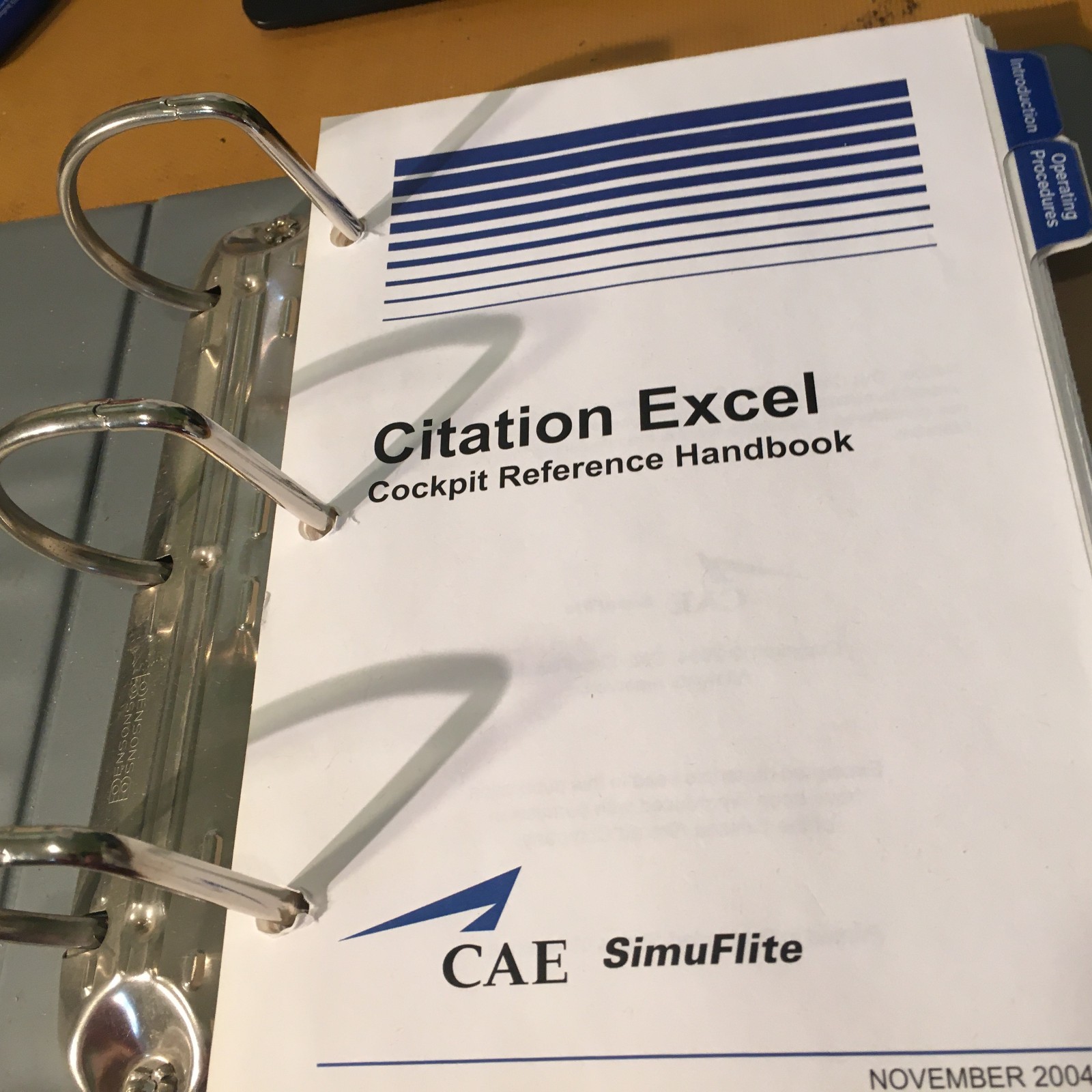 Citation Excel  Cockpit Reference Handbook