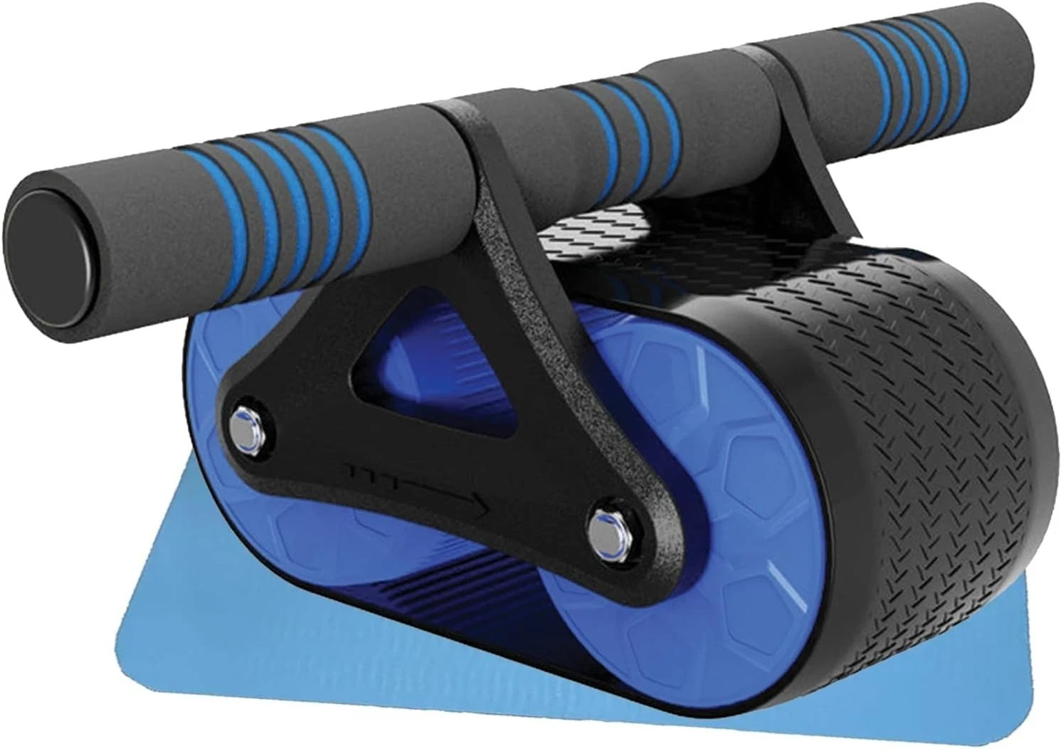 Wheel Roller Automatic Rebound w/ Knee Pad Mat - Core Muscle Ab Roller unisex