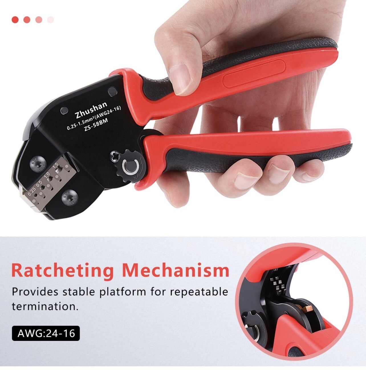 Zhushan Crimping Tool 0.25-1.5mm-Z