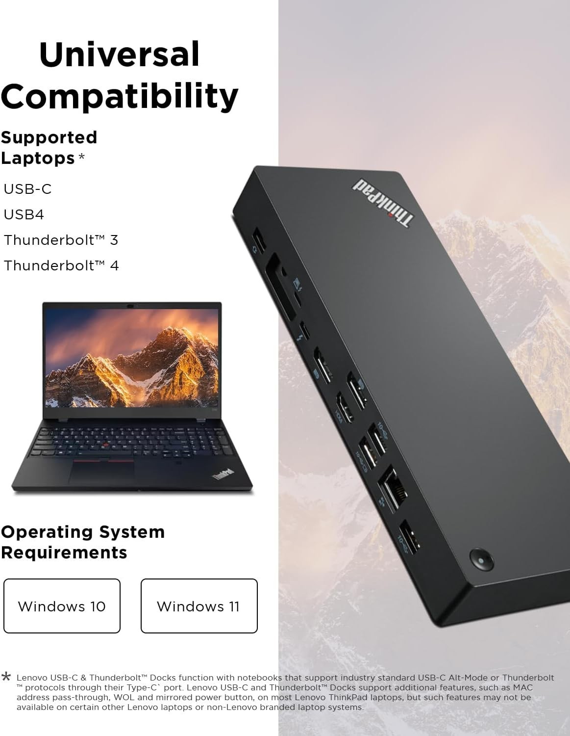 Lenovo THINKPAD UNIVERSAL THUNDERBOLT 4 DOCK