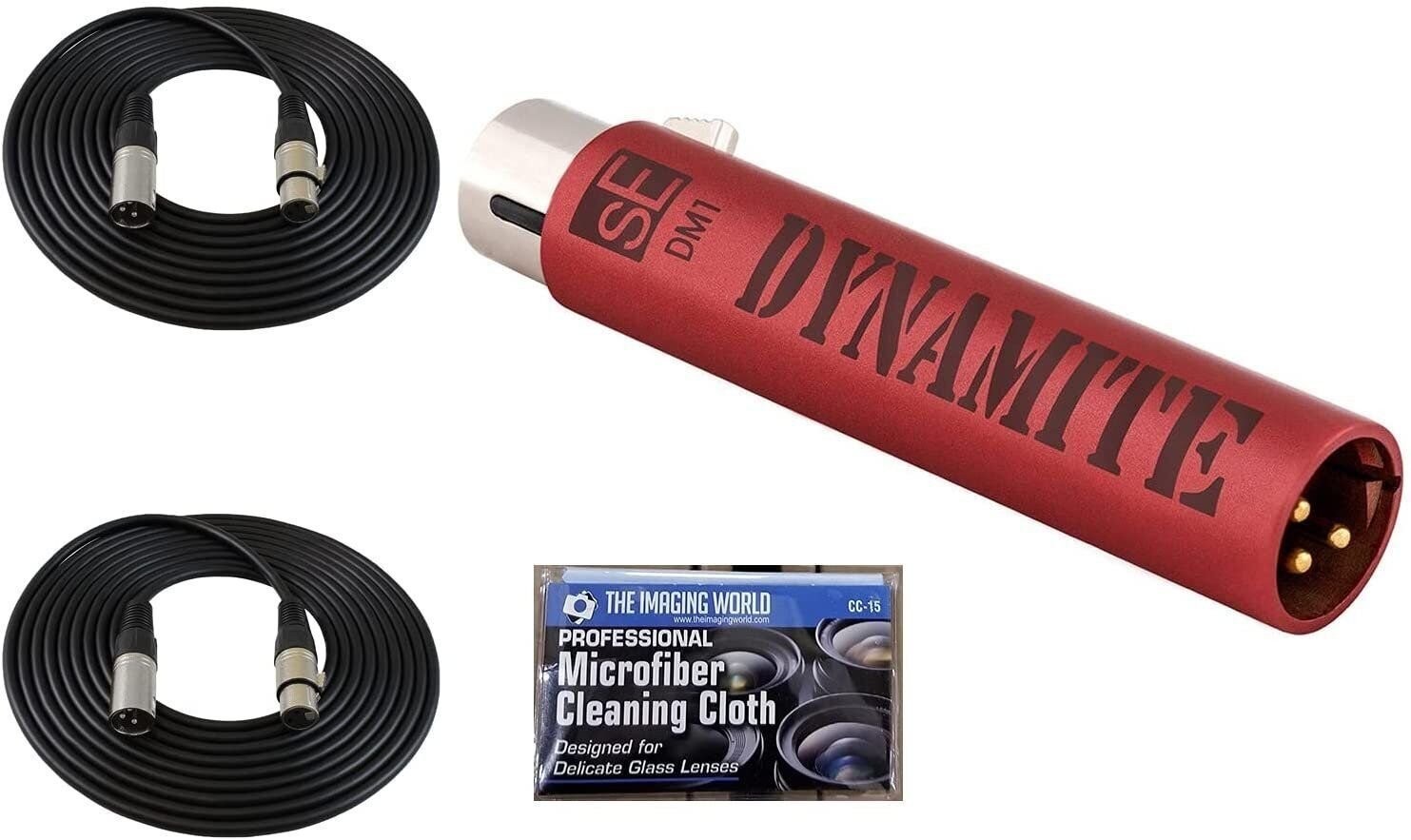 sE Electronics DM1 Dynamite Active Inline Microphone Preamplifier with Cables