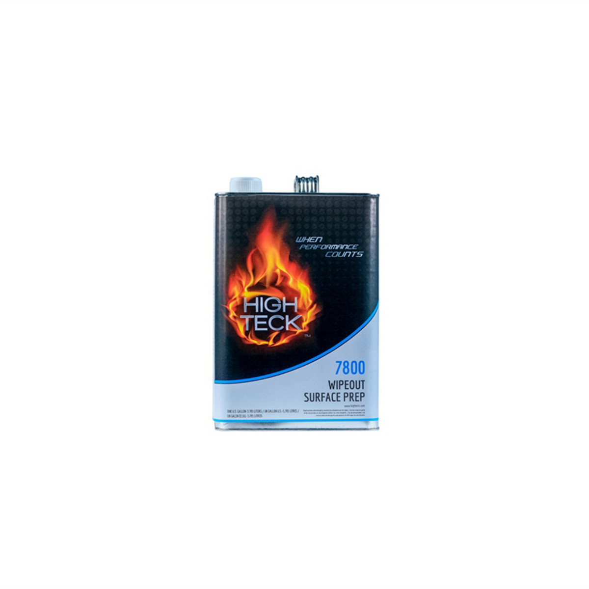 High Teck 7800-1 Wipe Out Wax, Surface Prep, 1 gal, Fast Acting