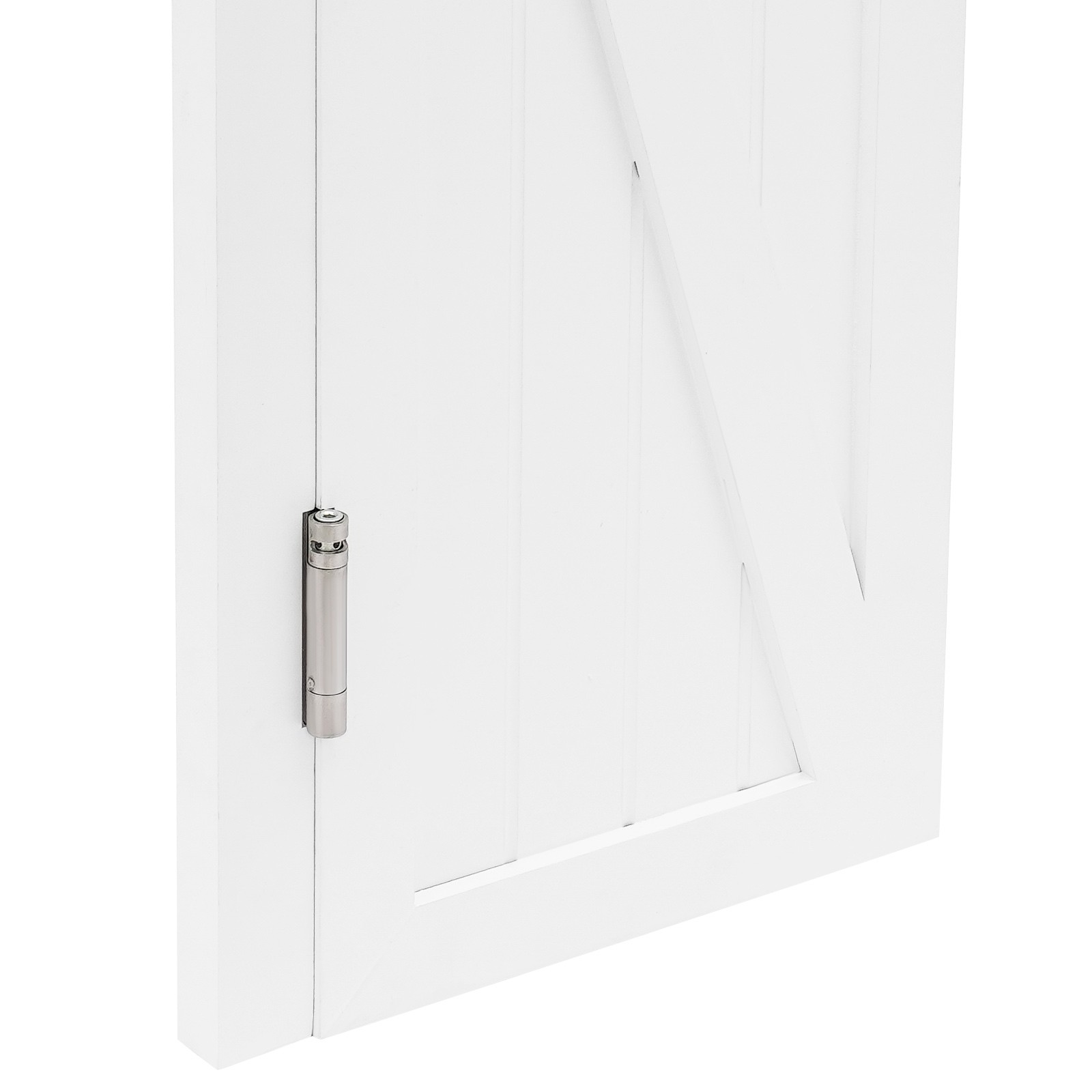 Partition Doors Solid Wood Entrance Partial Door Double-Doors Leaf for Home Yard