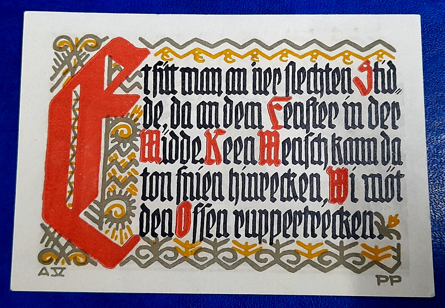 SCHÖPPENSTEDT NOTGELD 50 PFENNIG 1921 EMERGENCY MONEY GERMANY BANKNOTE (32192)