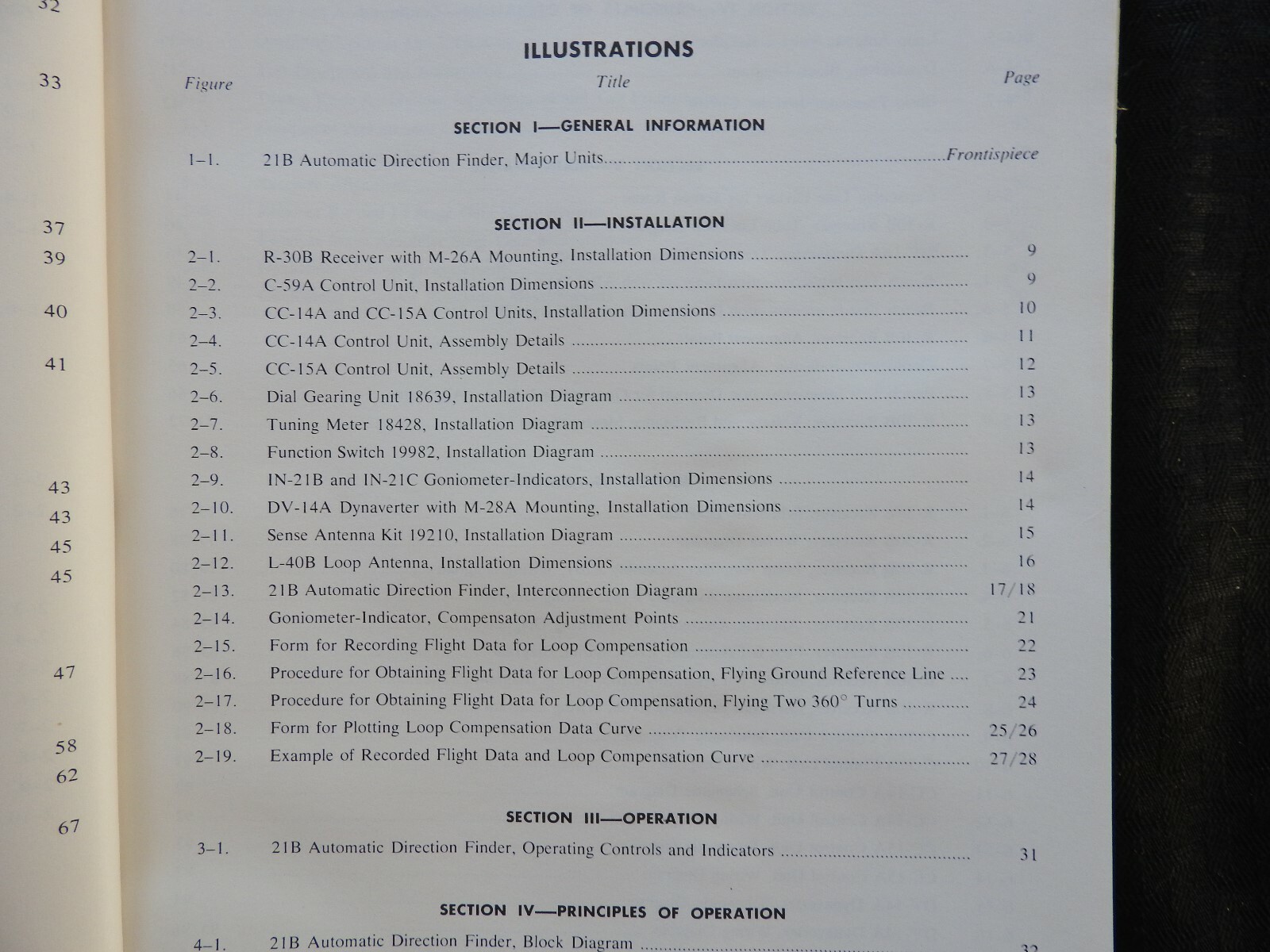1965-66 CESSNA 800 ADF AUTOMATIC DIRECTION FINDER FIXED LOOP SERVICE PART MANUAL