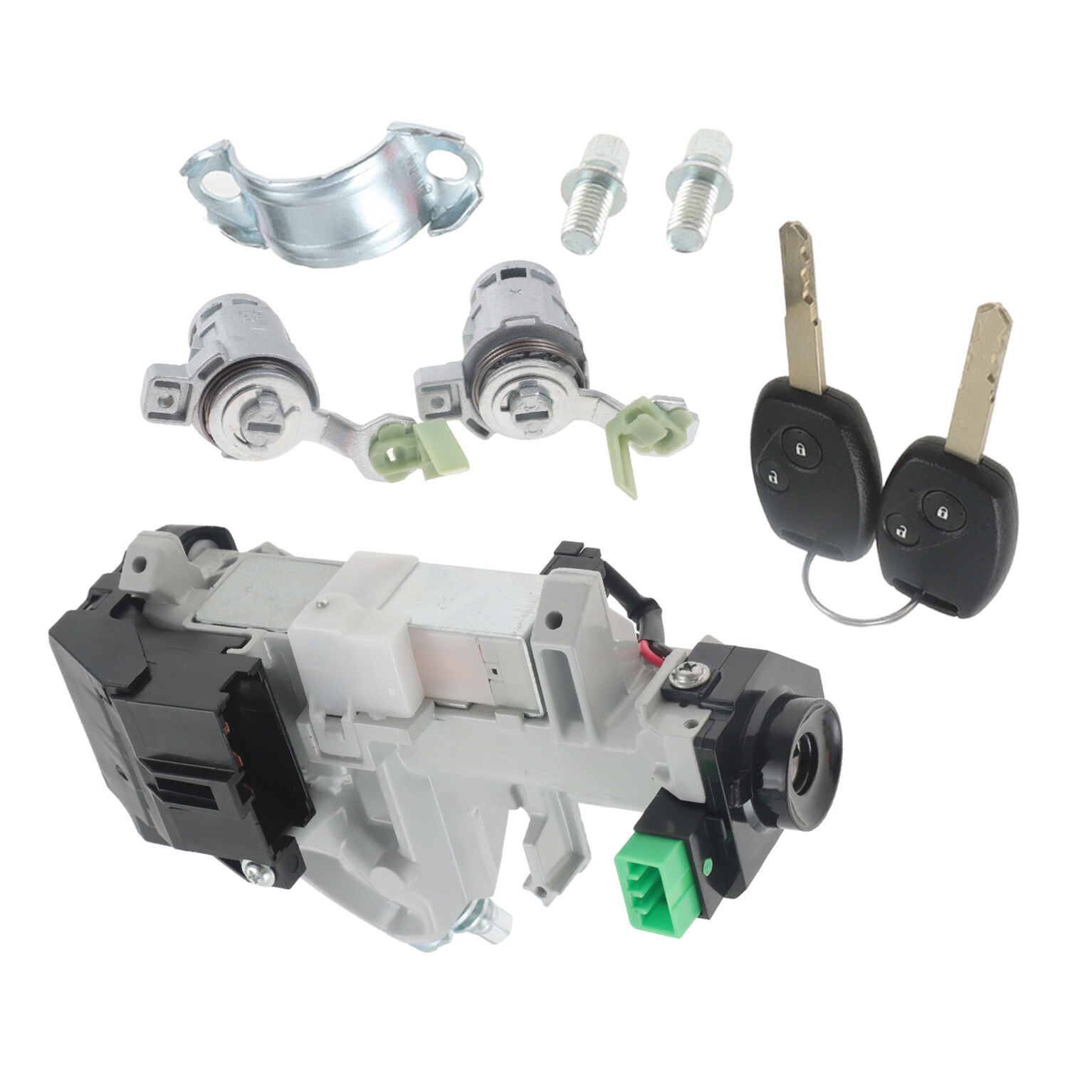 Ignition Switch & Door Lock Cylinder System Device for 02-06 Honda CR-V USA