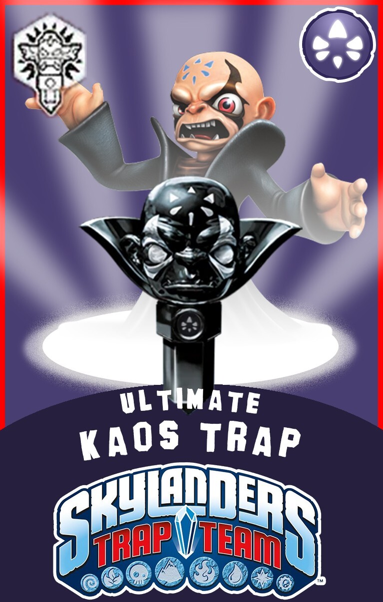 Skylanders Trap Team Ultimate Kaos Trap NFC Card