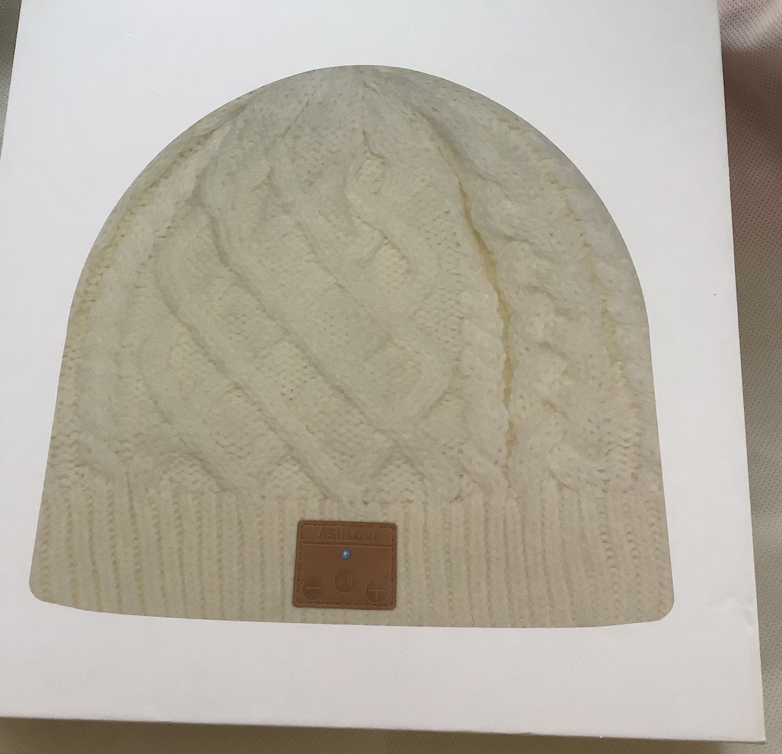 Bluetooth Beanie, Double-Layer Lining  Hat Athletic Unisex New