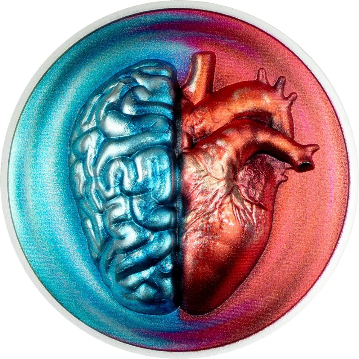 Head vs Heart 2026 $10 2 oz Silver Proof Coin  Cook Islands  CIT