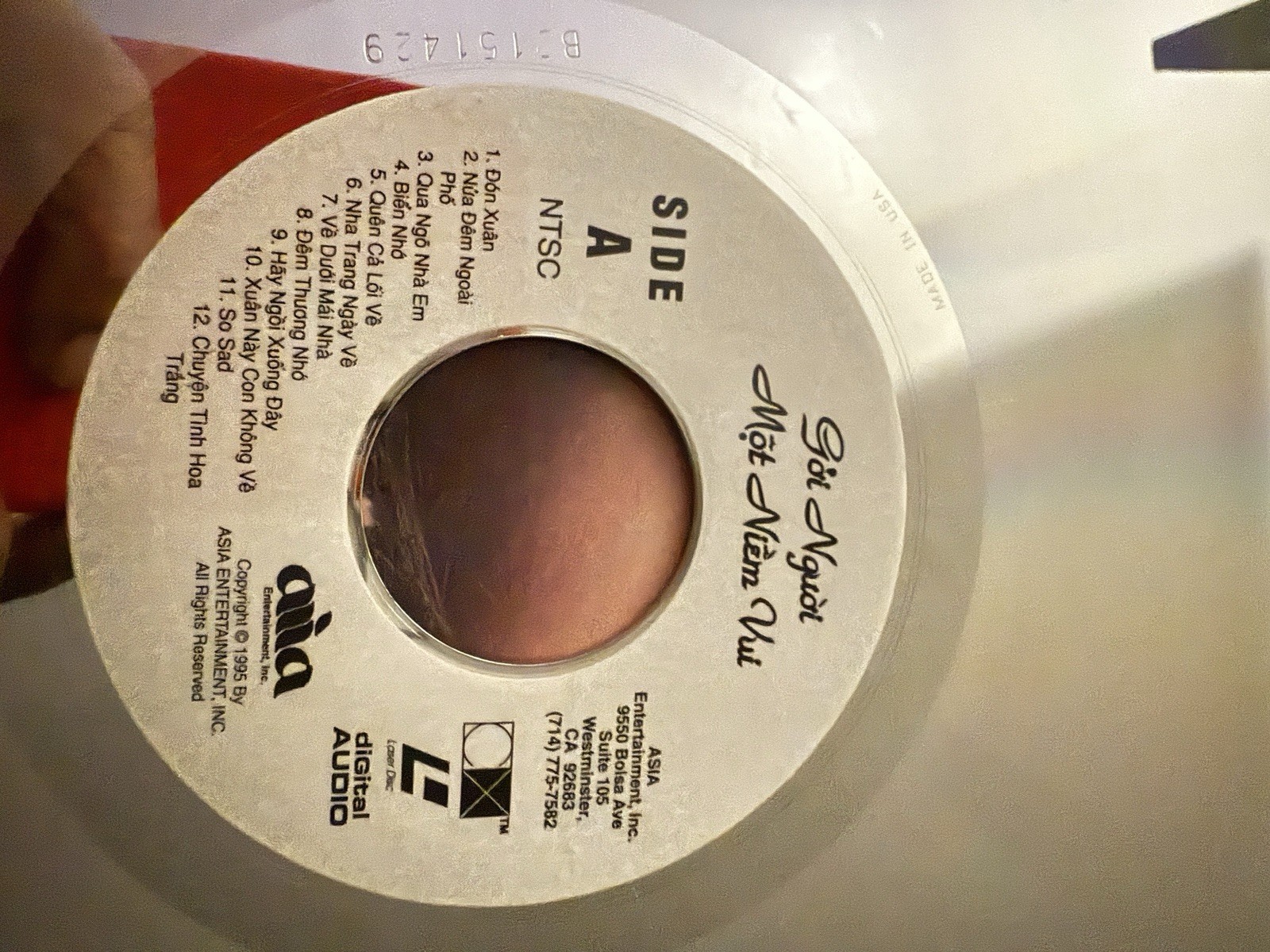 NHU VAT NANG laser Disk