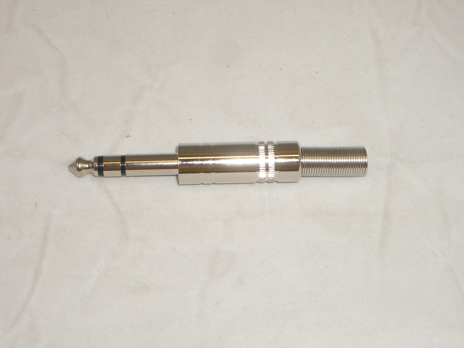 PHILMORE 524WS 1/4in SHIELDED METAL STEREO AUDIO PHONO PHONE PLUG CONNECTOR