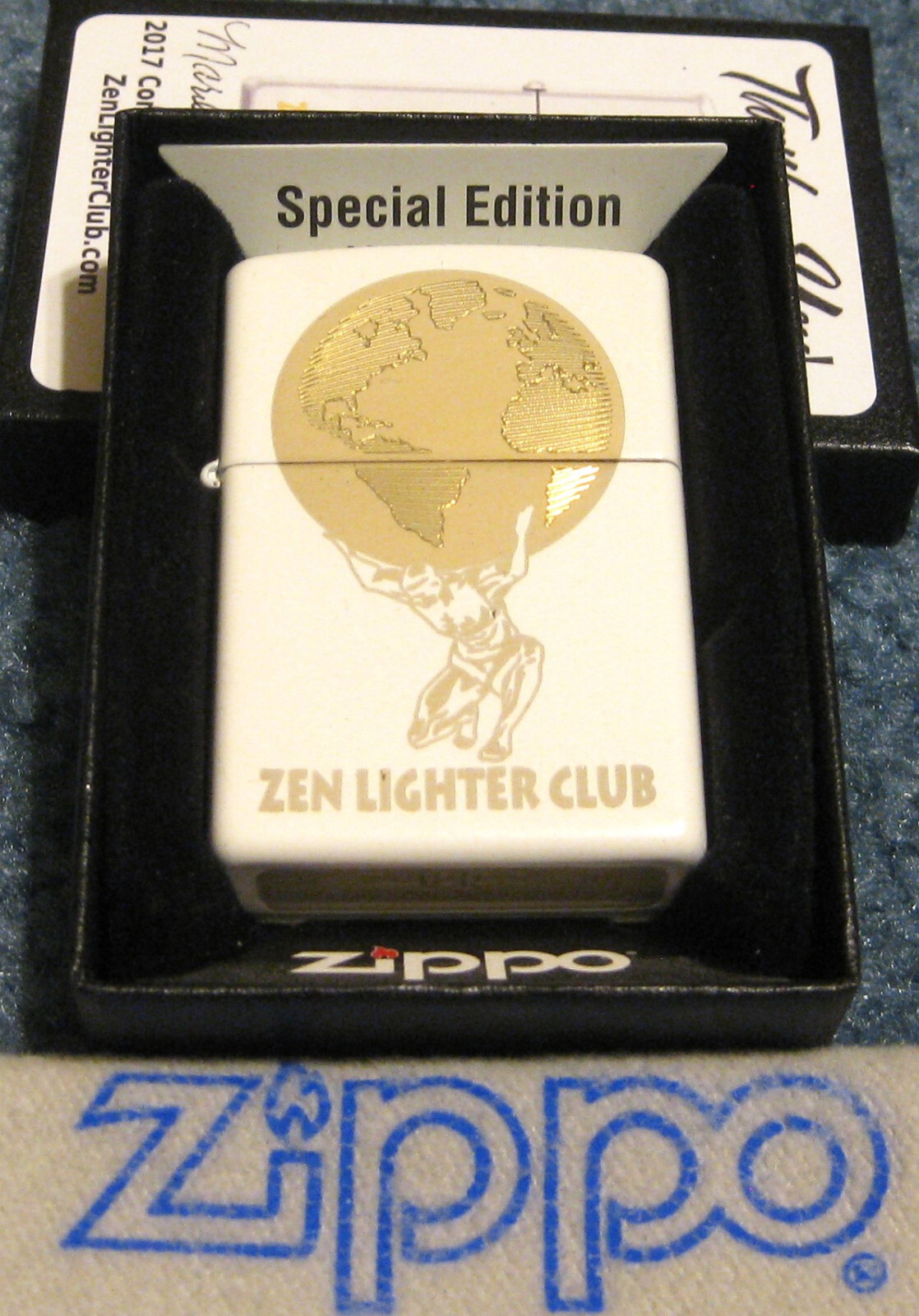 ZIPPO ZEN Club Lighter CONTRIBUTOR 2017 MINT IN BOX New SPECIAL EDITION