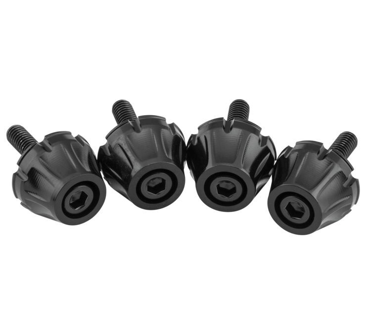 Kuryakyn Decorative Windshield Screws Black 5722