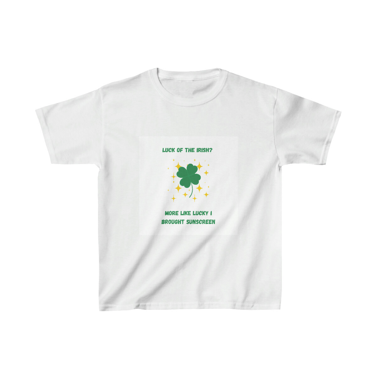 Lucky I Brought Sunscreen Kids Heavy Cotton™ Tee