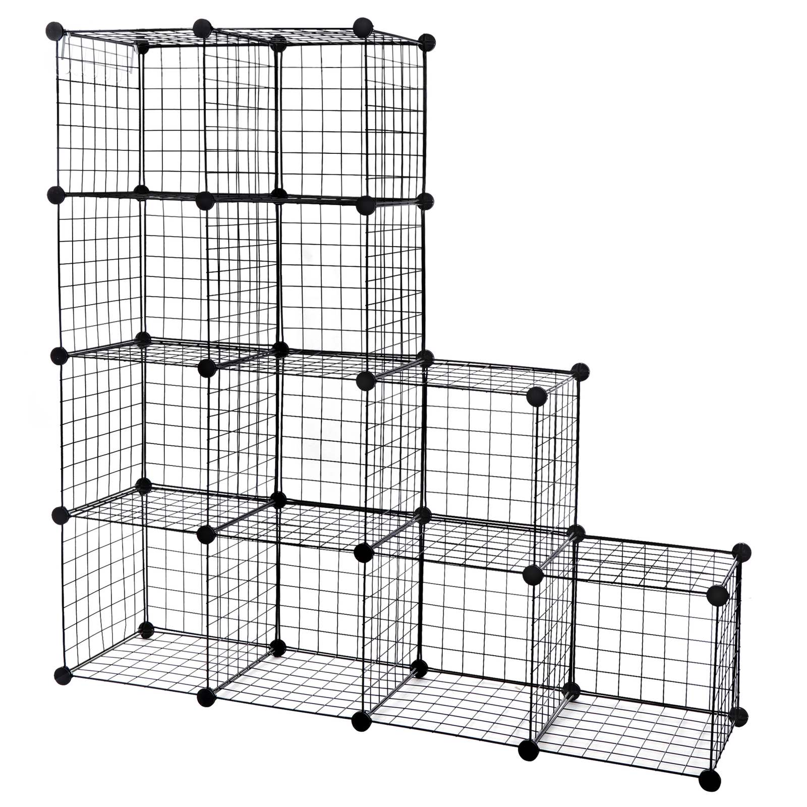 2X 12-Cube Storage Shelf Storage Bins Wire Cube Storage Organizer Modular