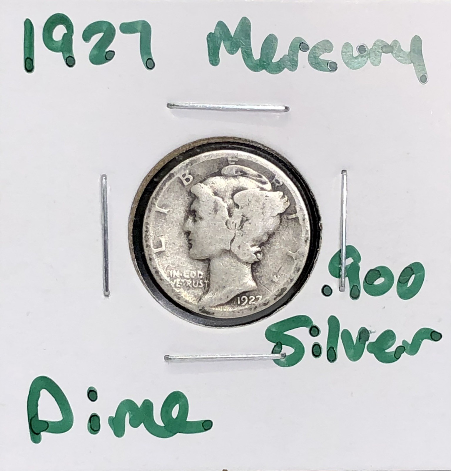 1927 Mercury Dime - .900 Silver Constitutional Coin 26C