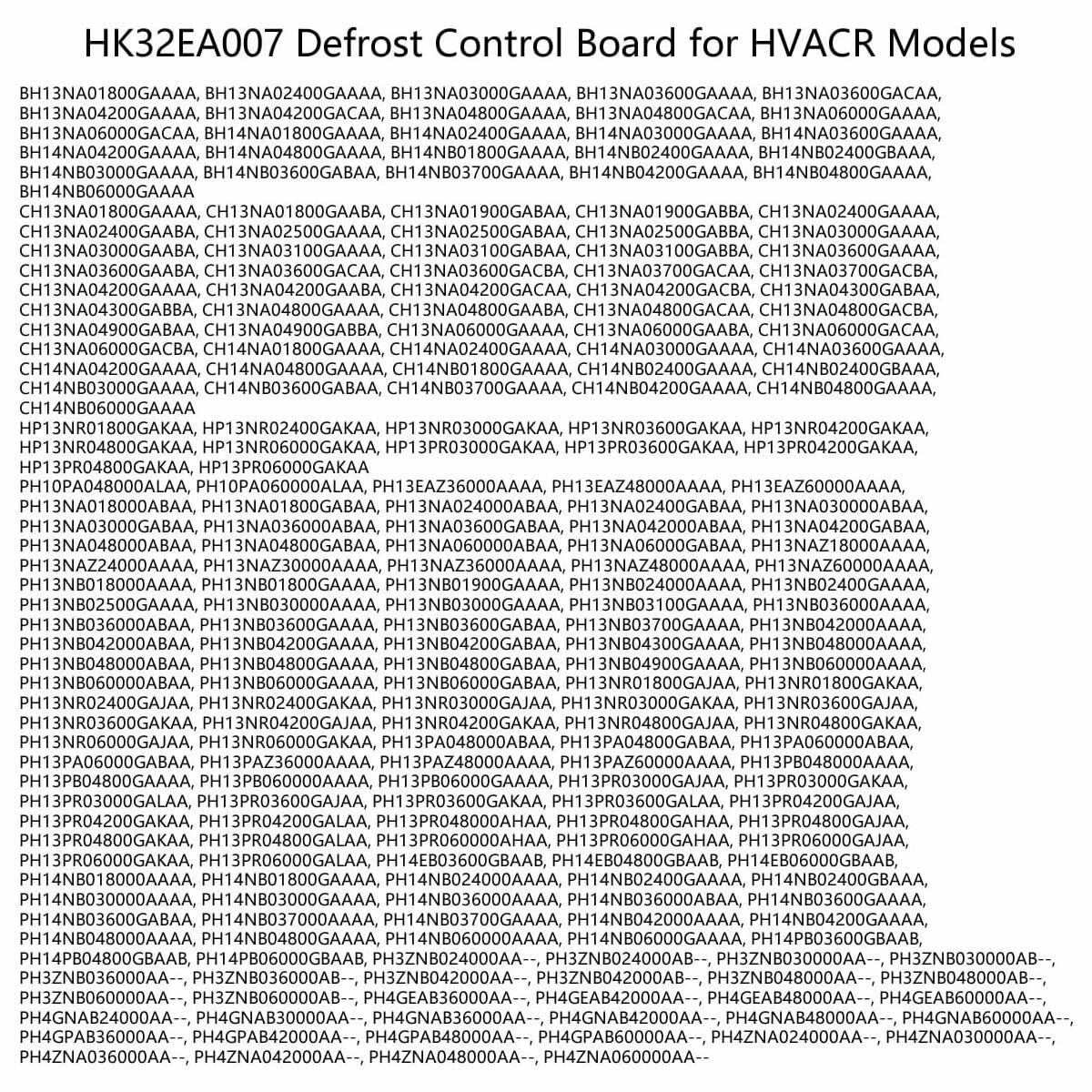 Defrost Control Board HK32EA007 CEPL130524-01