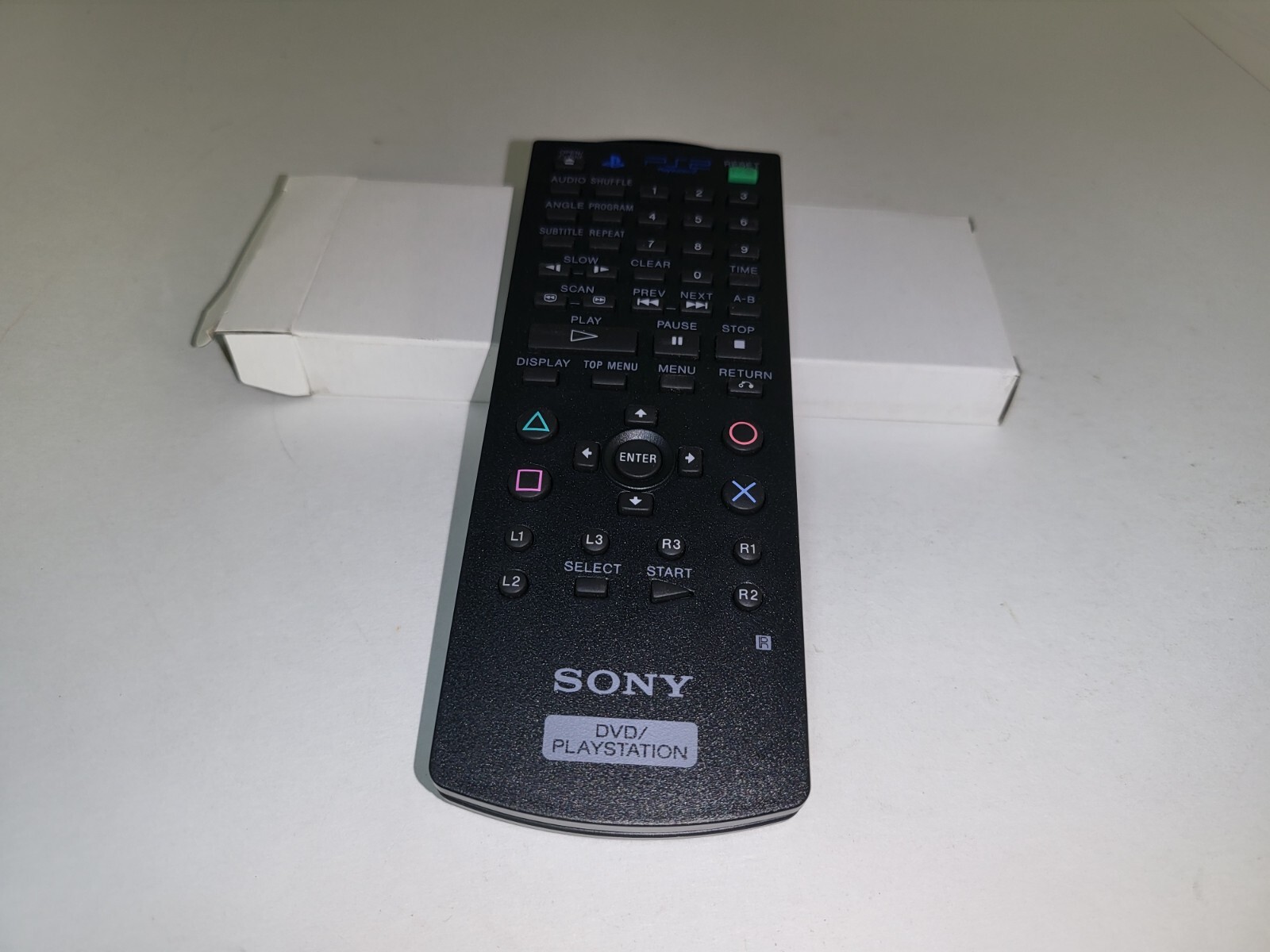 TESTED Genuine Sony PlayStation 2 SLIM PS2 DVD Remote Control SCPH-10420 MINT