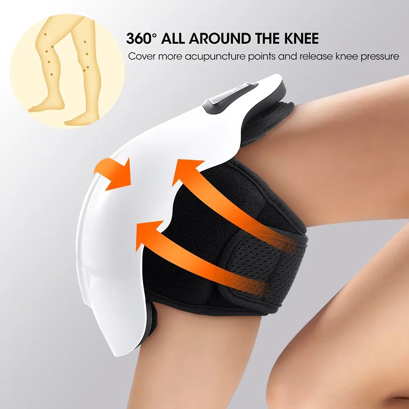 Knee Massager with Red Light Heat Infrared Therapy Relief Vibrating Compression